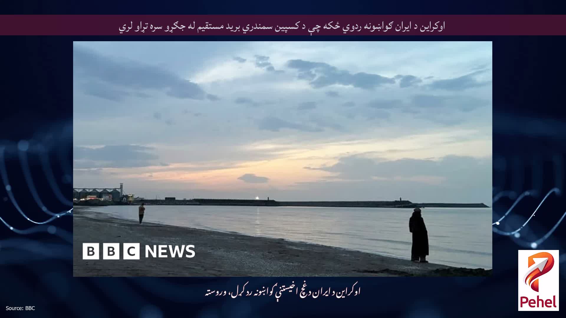 اوکراین د ایران ګواښونه ردوي ځکه چې د کسپین سمندري برید مستقیم له جګړو سره تړاو لري