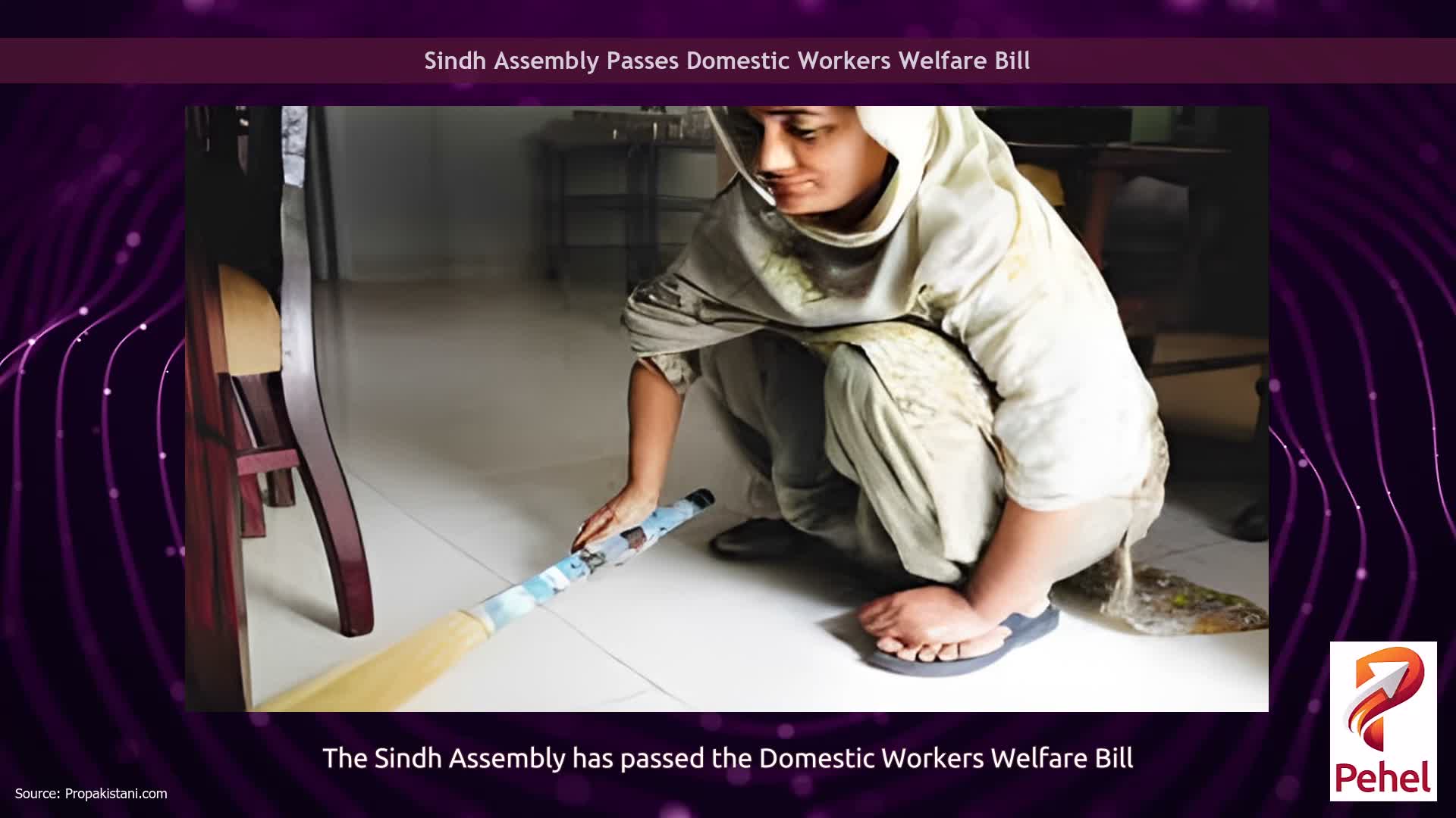 Sindh Assembly Passes Domestic Workers Welfare Bill