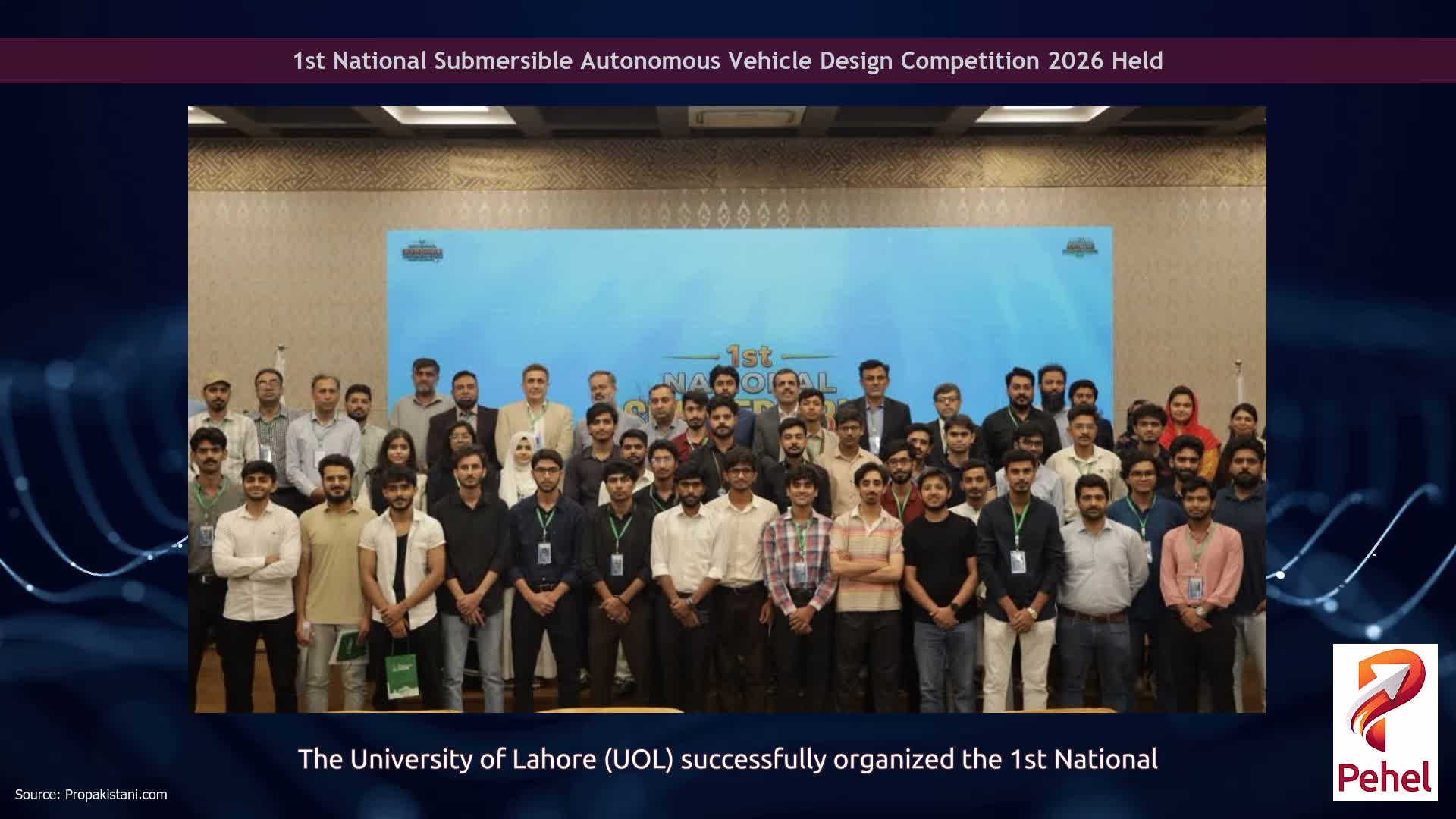 1st National Submersible Autonomous Vehicle Design Competition 2026 Held