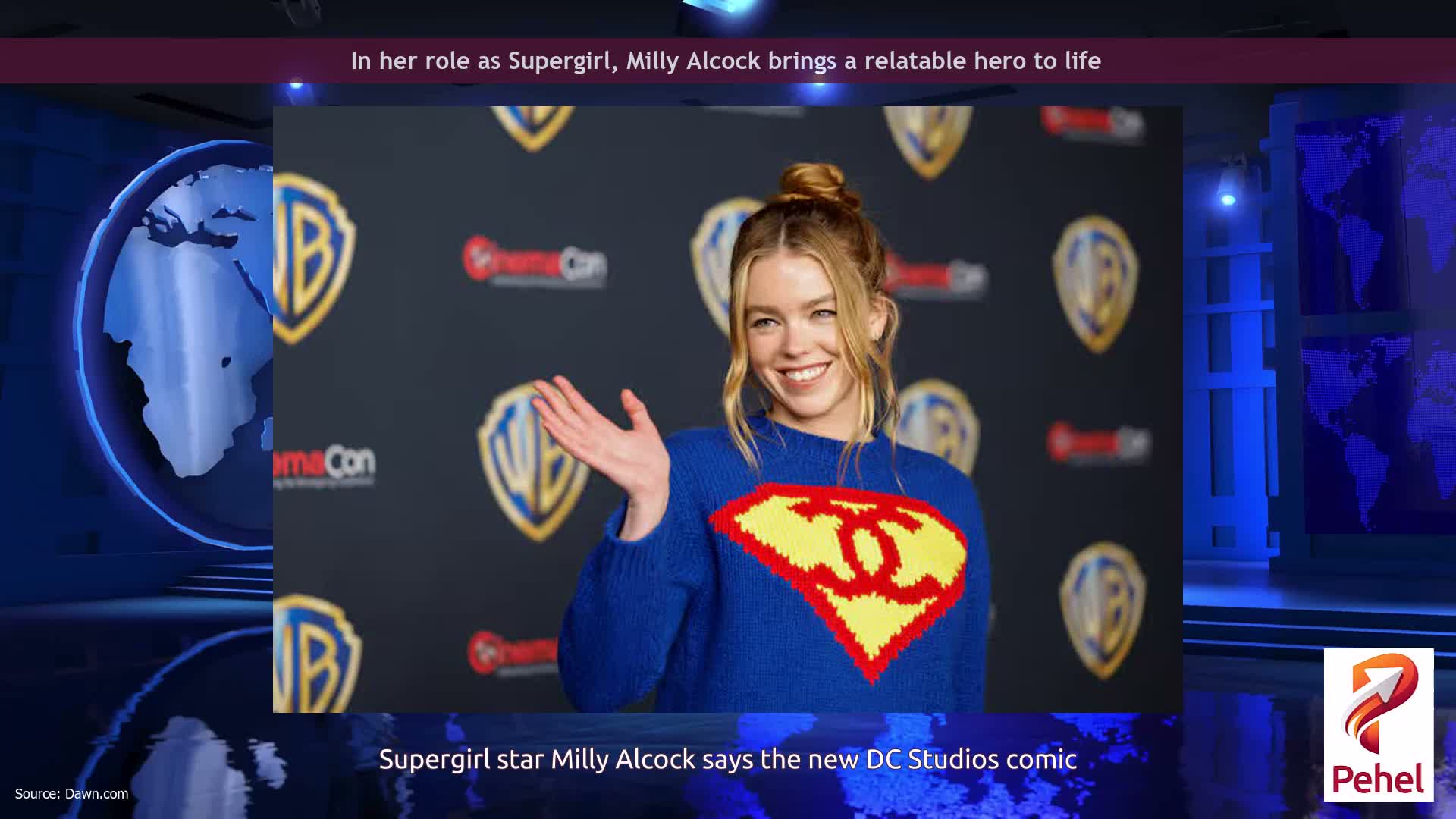 In her role as Supergirl, Milly Alcock brings a relatable hero to life
