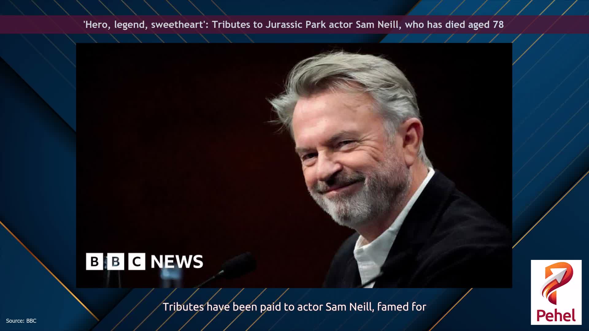'Hero, legend, sweetheart': Tributes to Jurassic Park actor Sam Neill, who has died aged 78