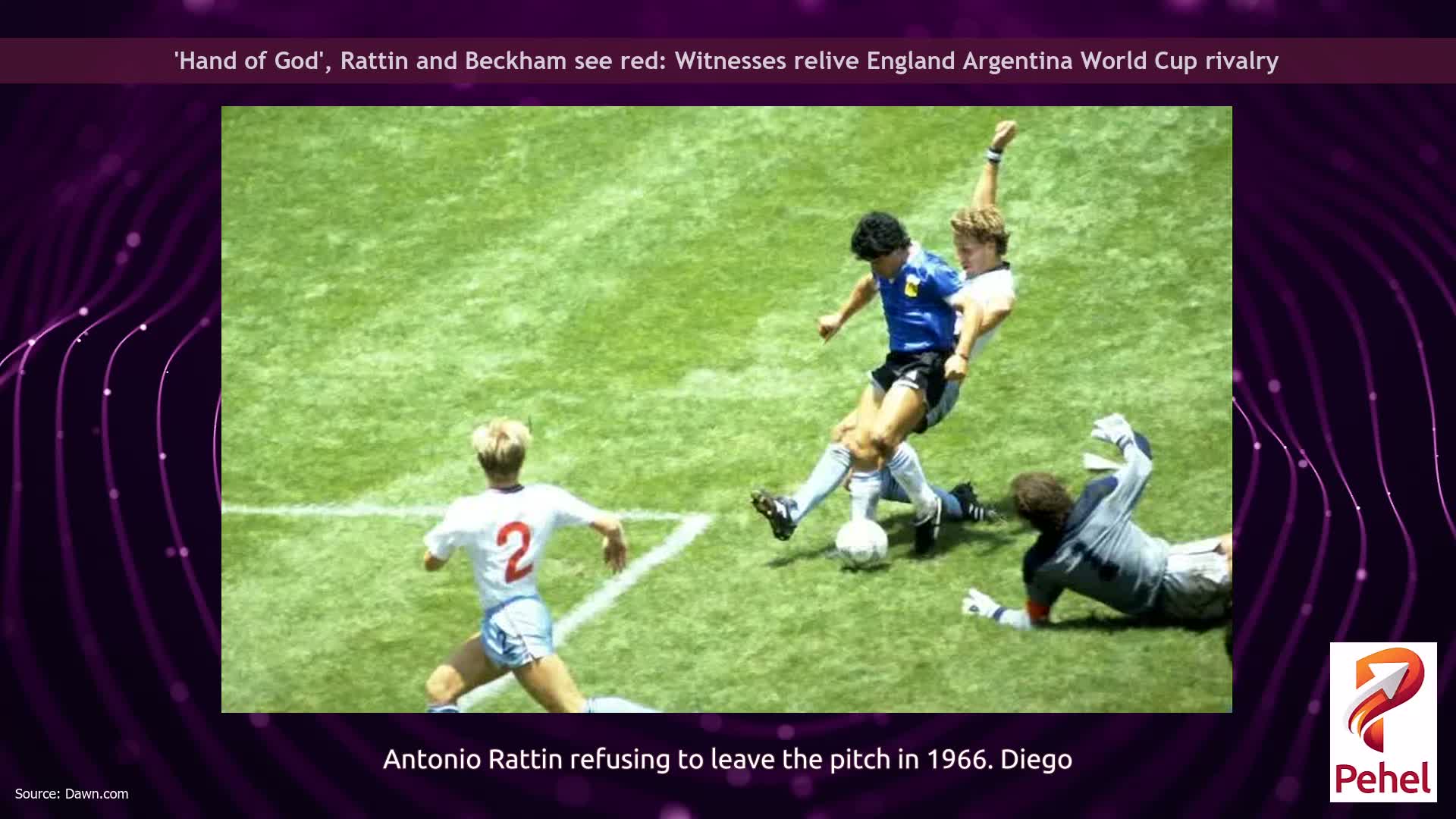 'Hand of God', Rattin and Beckham see red: Witnesses relive England Argentina World Cup rivalry