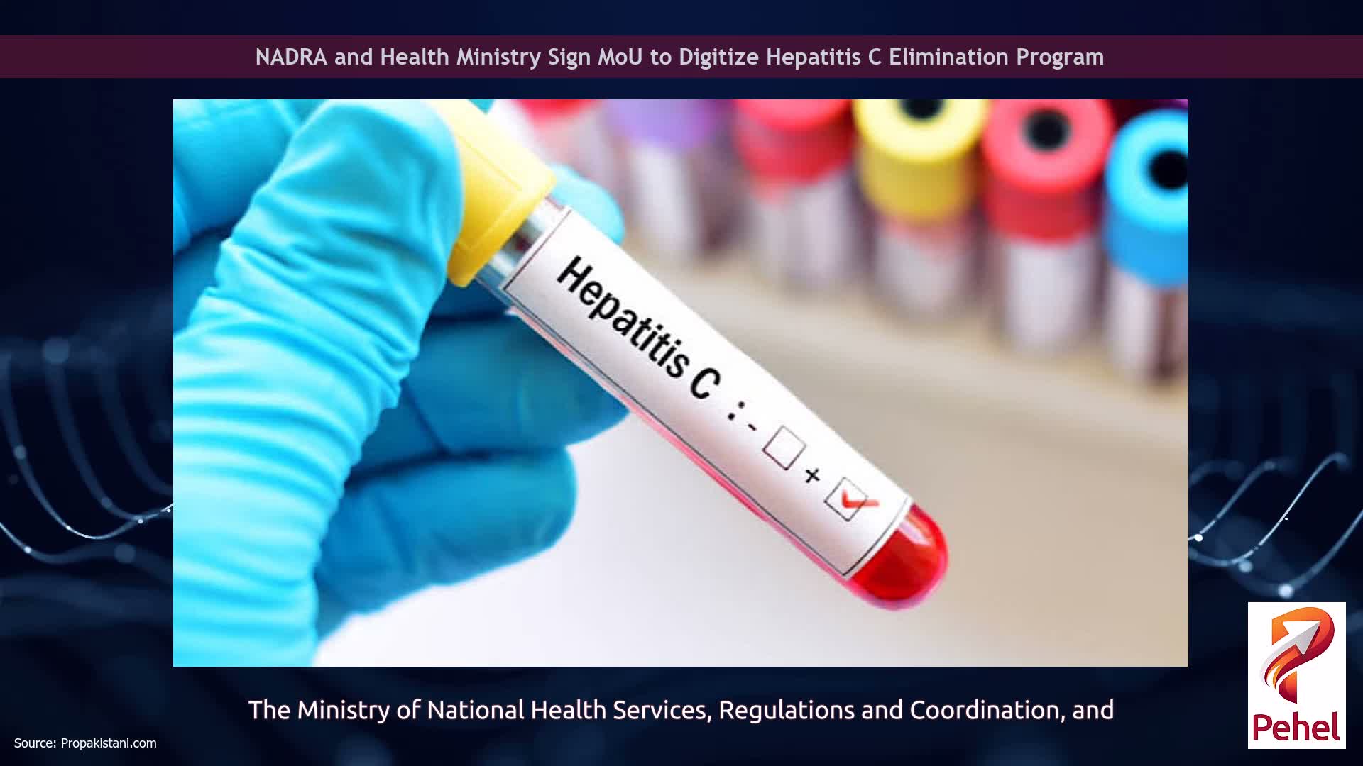 NADRA and Health Ministry Sign MoU to Digitize Hepatitis C Elimination Program