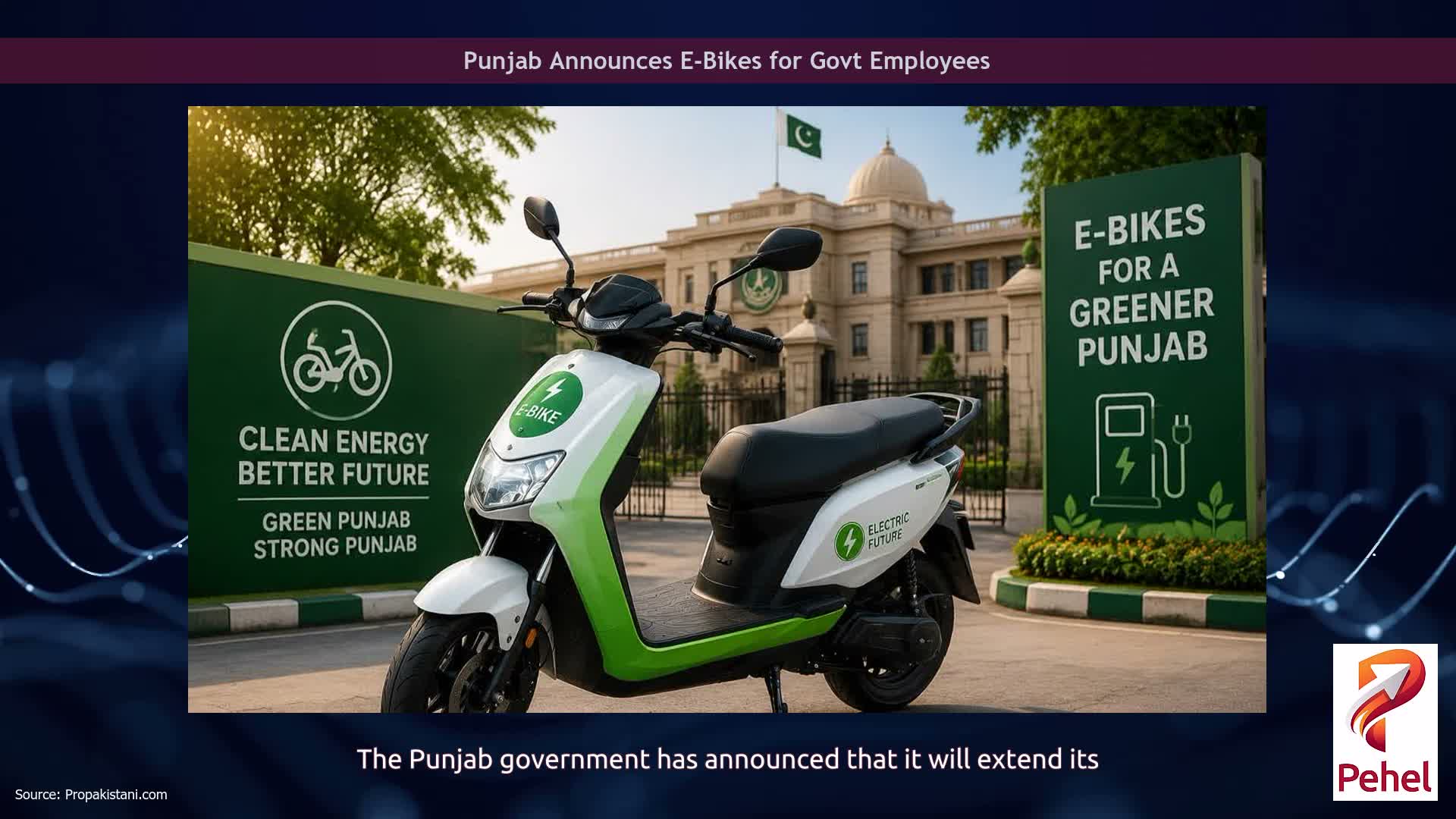 Punjab Announces E-Bikes for Govt Employees