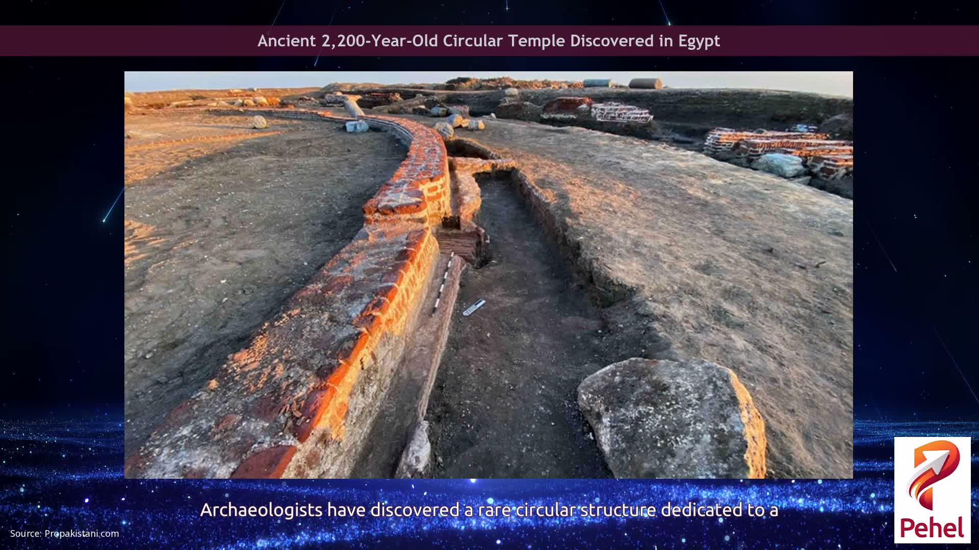 Ancient 2,200-Year-Old Circular Temple Discovered in Egypt
