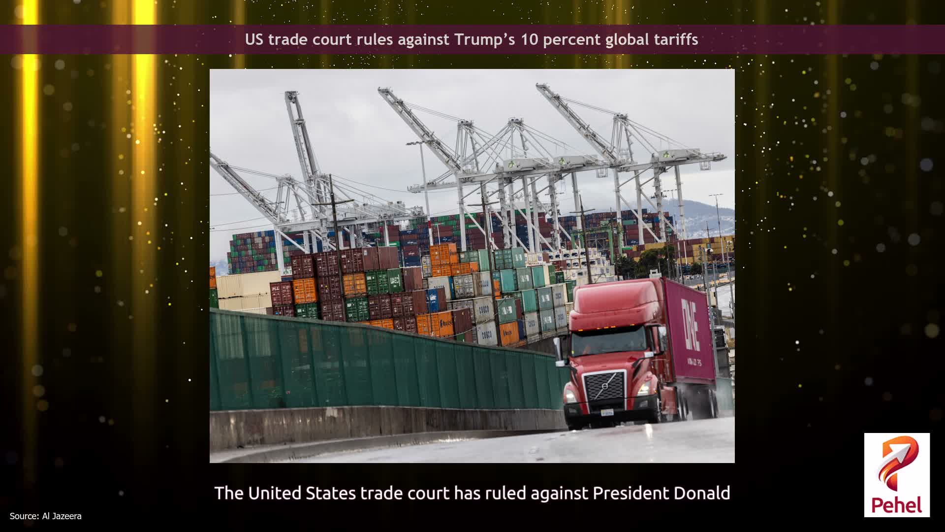 US trade court rules against Trump’s 10 percent global tariffs