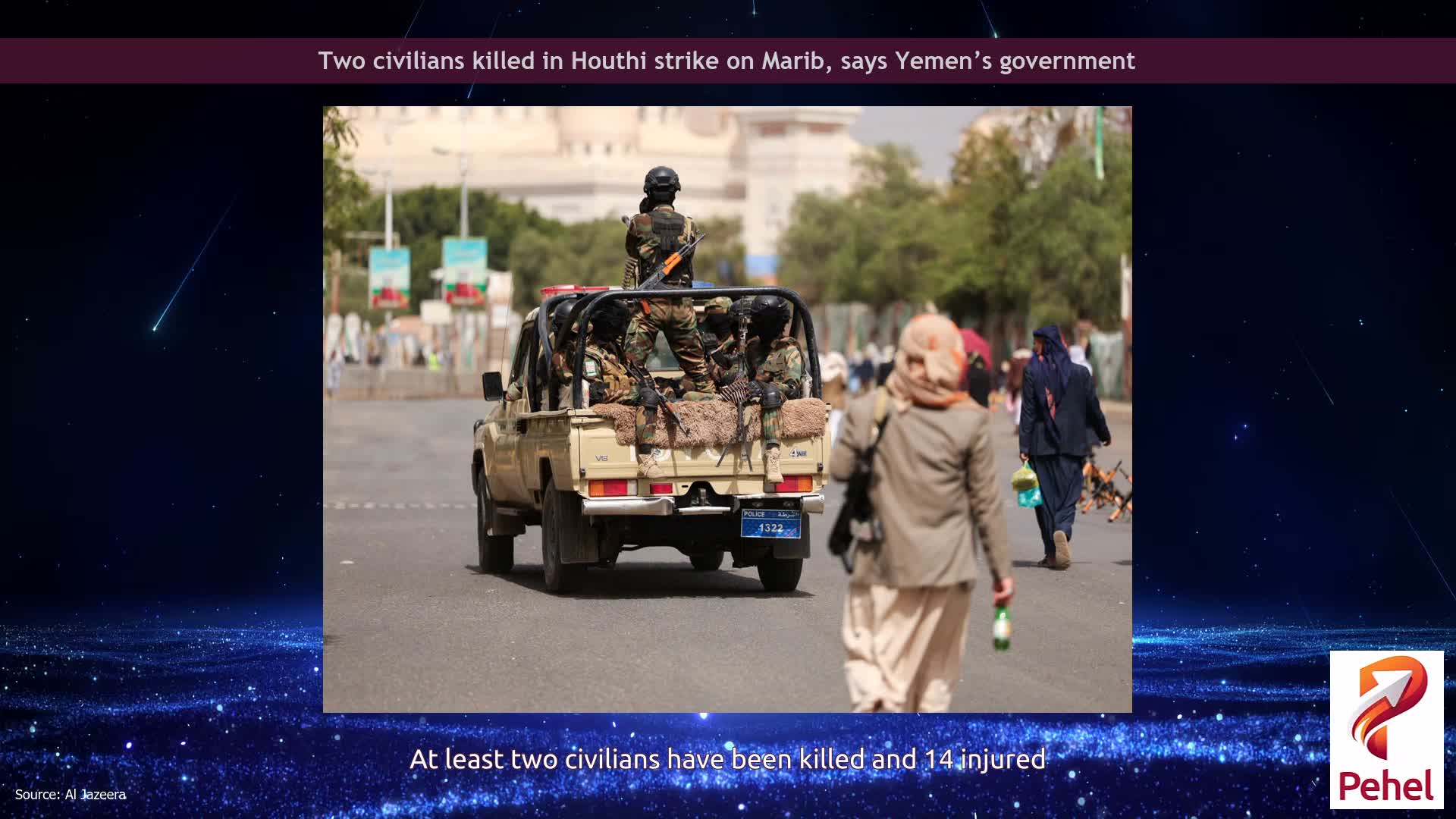 Two civilians killed in Houthi strike on Marib, says Yemen’s government