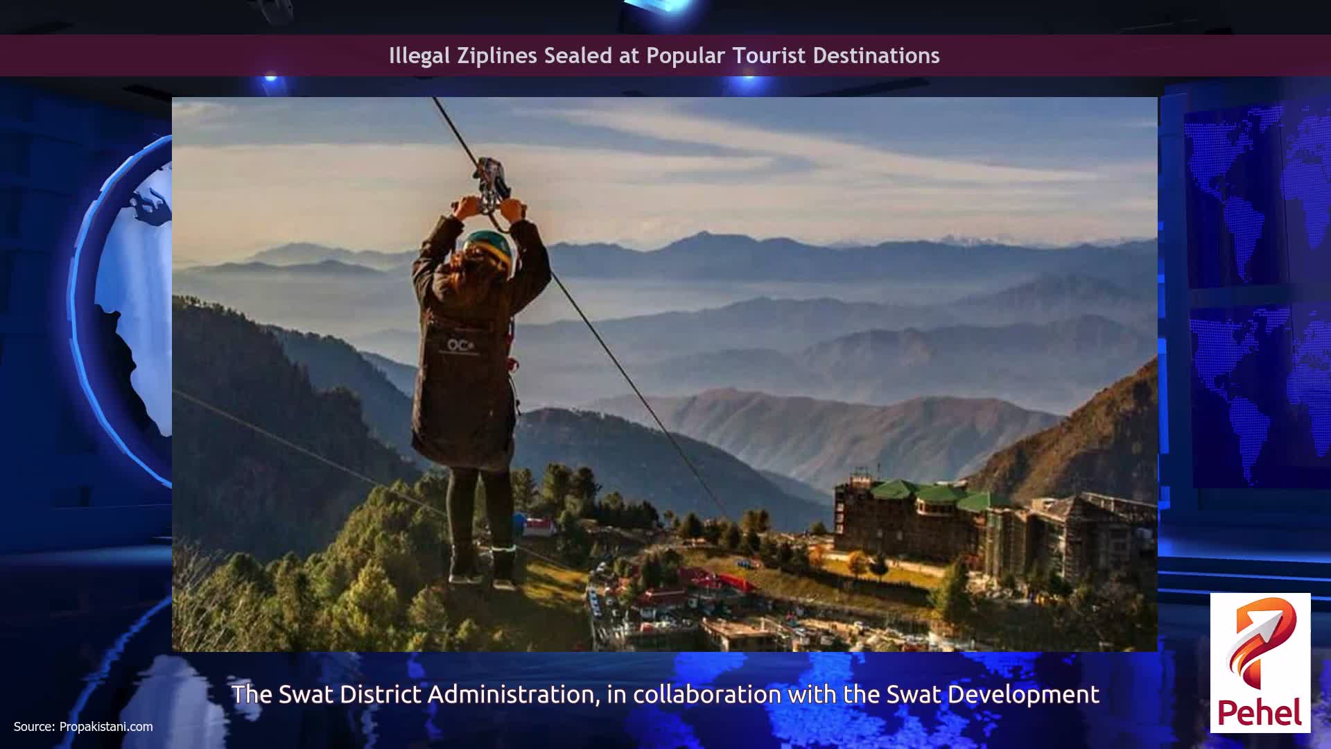 Illegal Ziplines Sealed at Popular Tourist Destinations