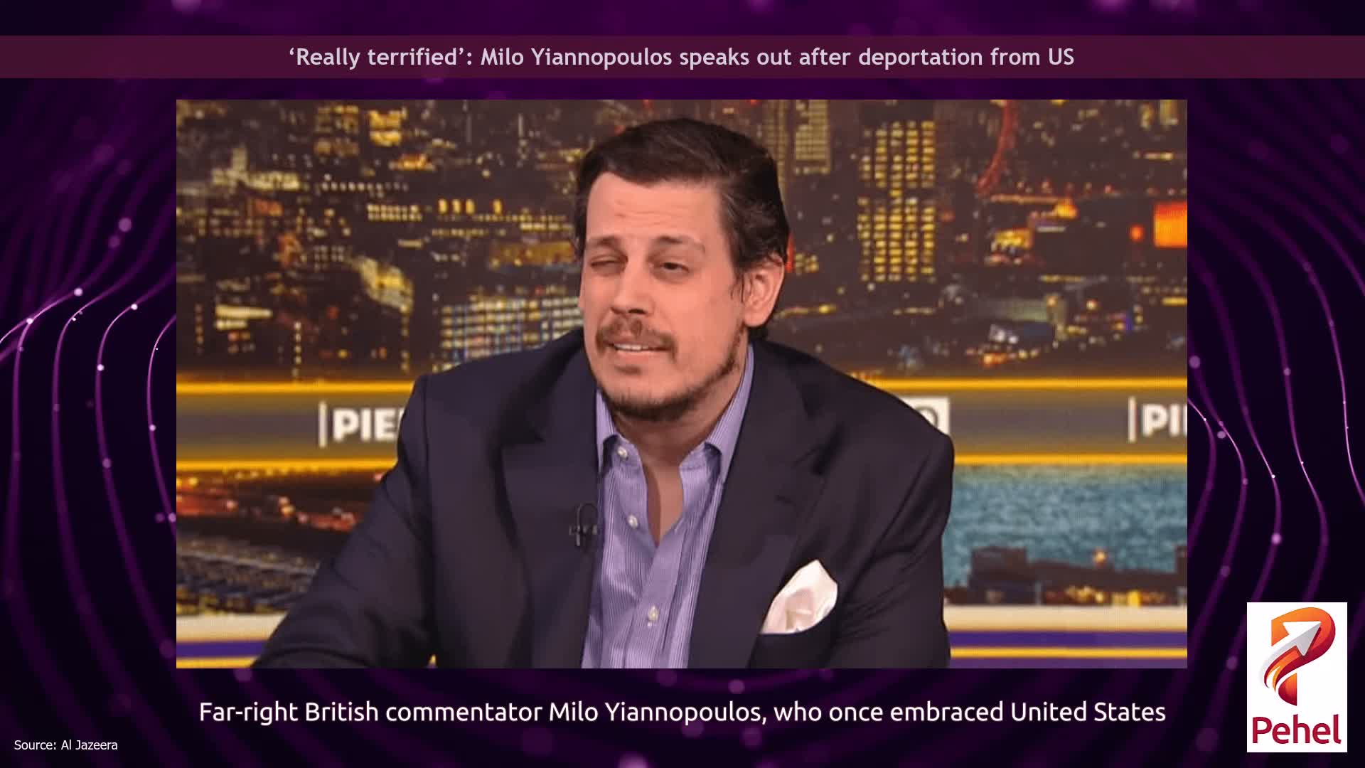 ‘Really terrified’: Milo Yiannopoulos speaks out after deportation from US