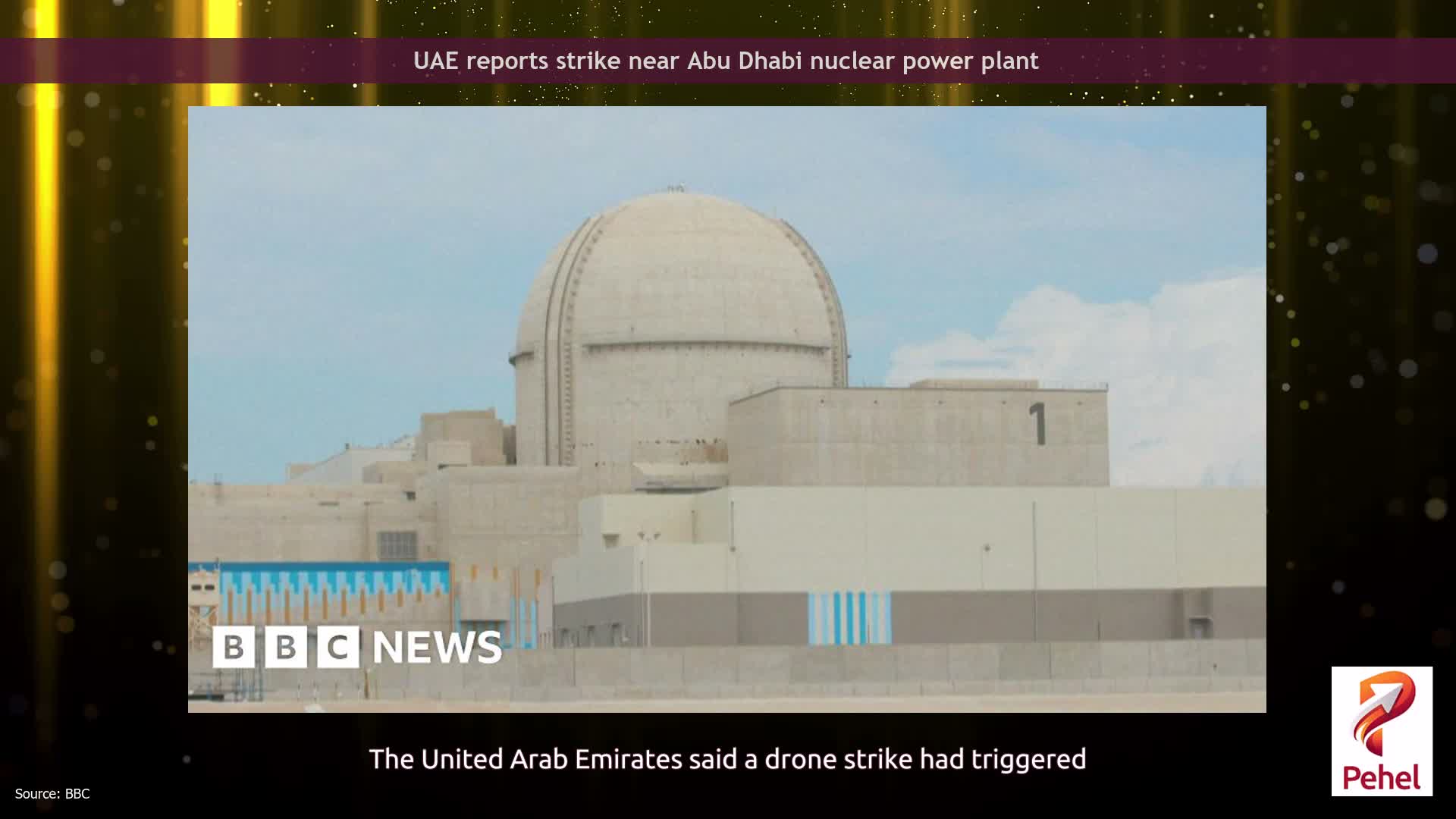 UAE reports strike near Abu Dhabi nuclear power plant