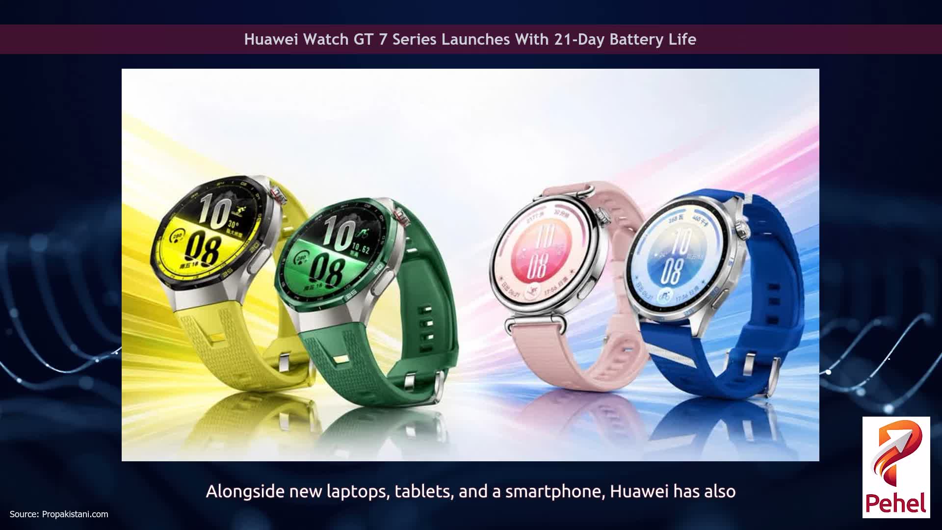 Huawei Watch GT 7 Series Launches With 21-Day Battery Life