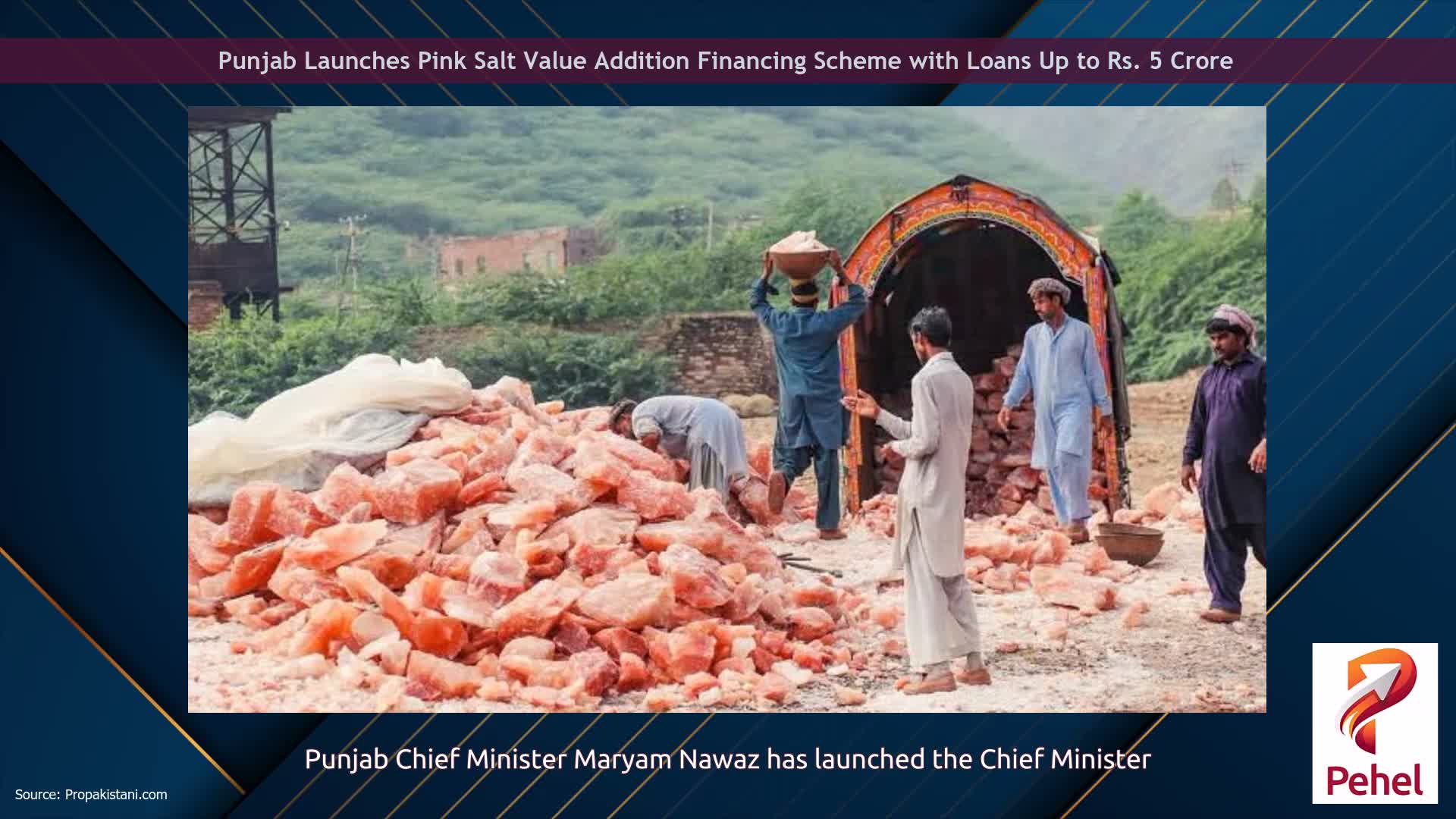 Punjab Launches Pink Salt Value Addition Financing Scheme with Loans Up to Rs. 5 Crore