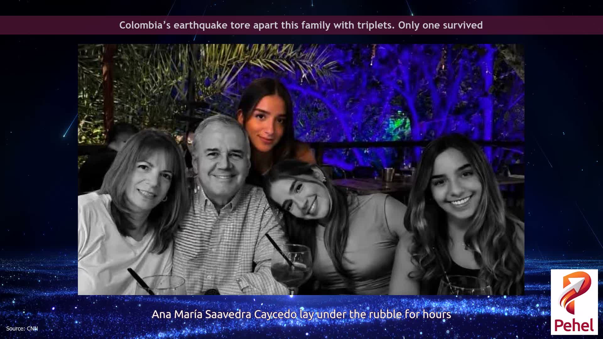 Colombia’s earthquake tore apart this family with triplets. Only one survived