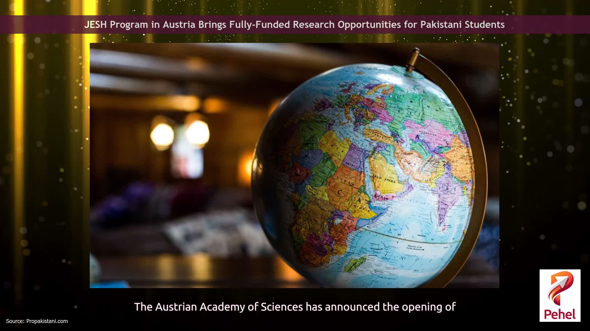 JESH Program in Austria Brings Fully-Funded Research Opportunities for Pakistani Students
