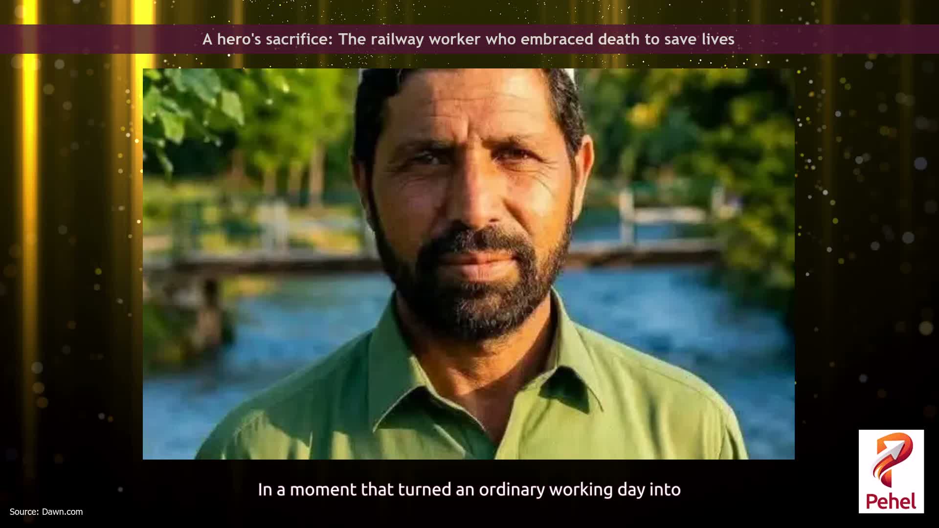 A hero's sacrifice: The railway worker who embraced death to save lives