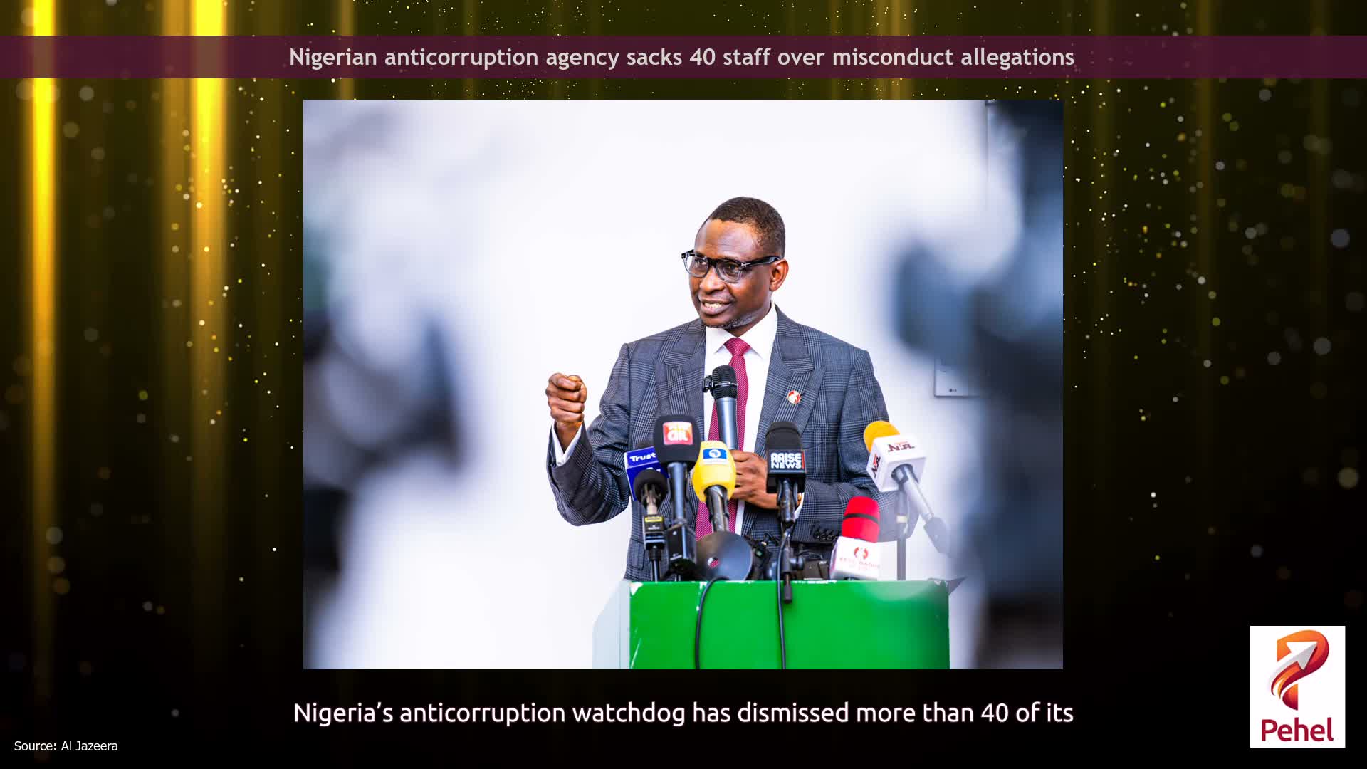 Nigerian anticorruption agency sacks 40 staff over misconduct allegations