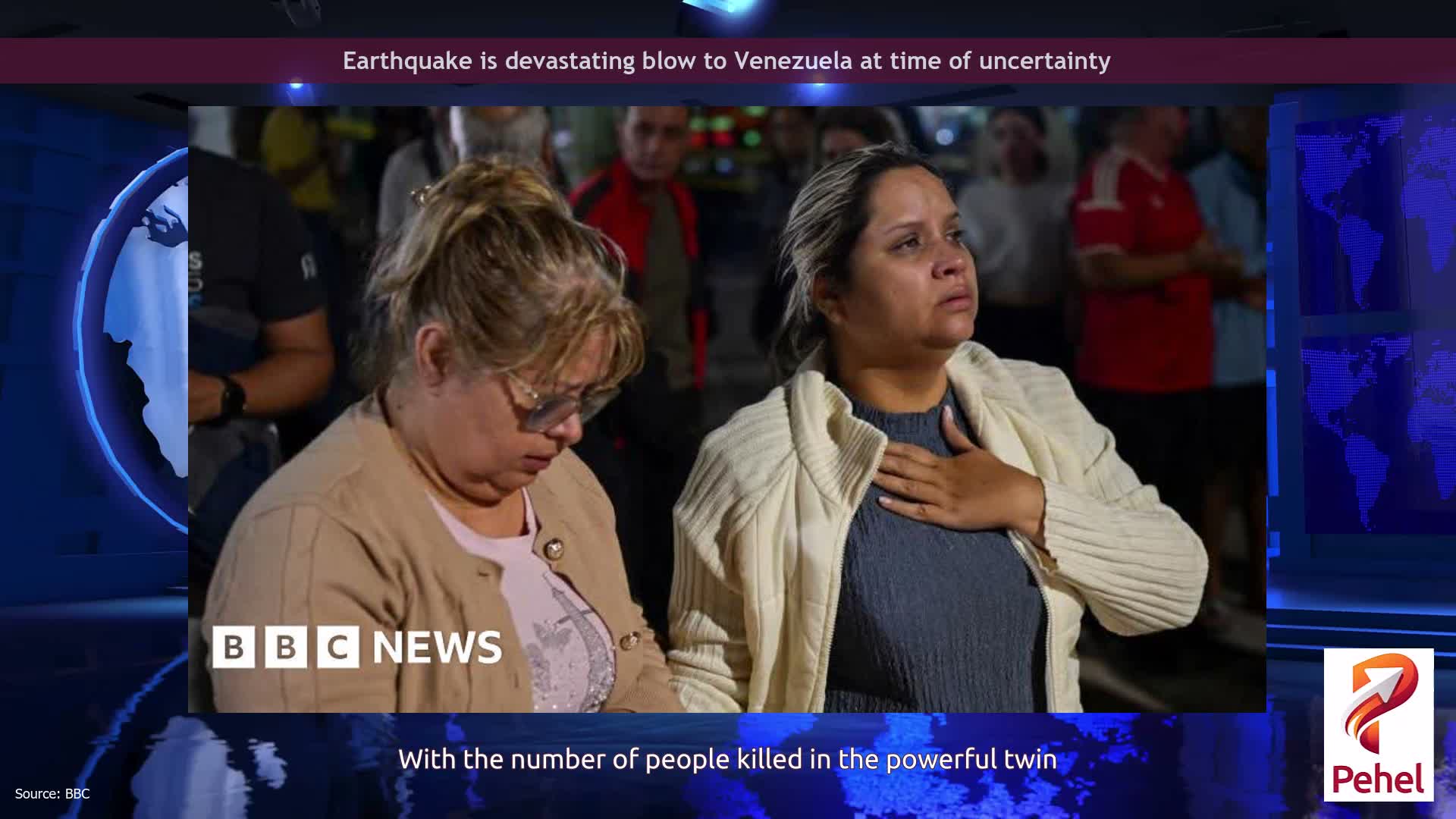 Earthquake is devastating blow to Venezuela at time of uncertainty