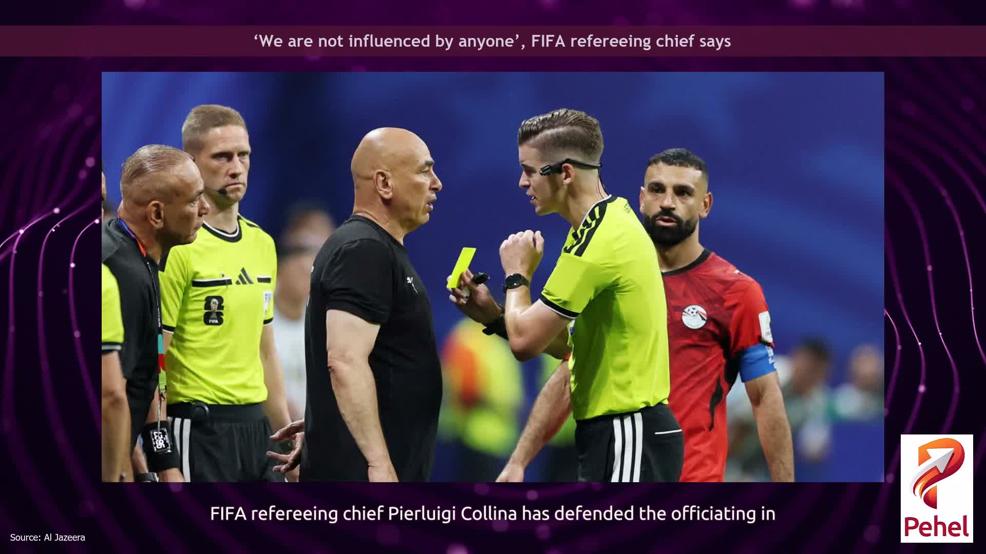 ‘We are not influenced by anyone’, FIFA refereeing chief says