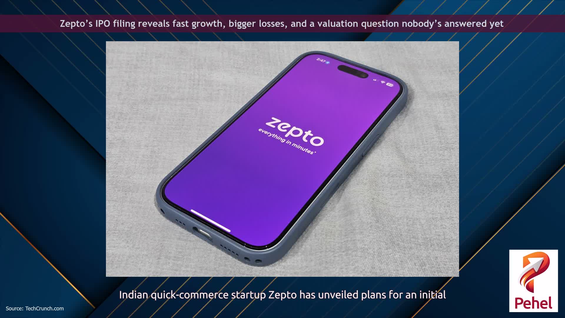 Zepto’s IPO filing reveals fast growth, bigger losses, and a valuation question nobody’s answered yet