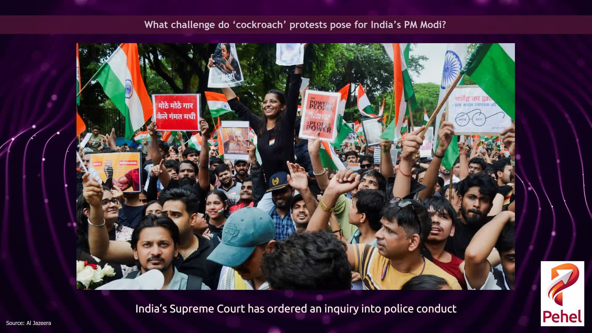 What challenge do ‘cockroach’ protests pose for India’s PM Modi?
