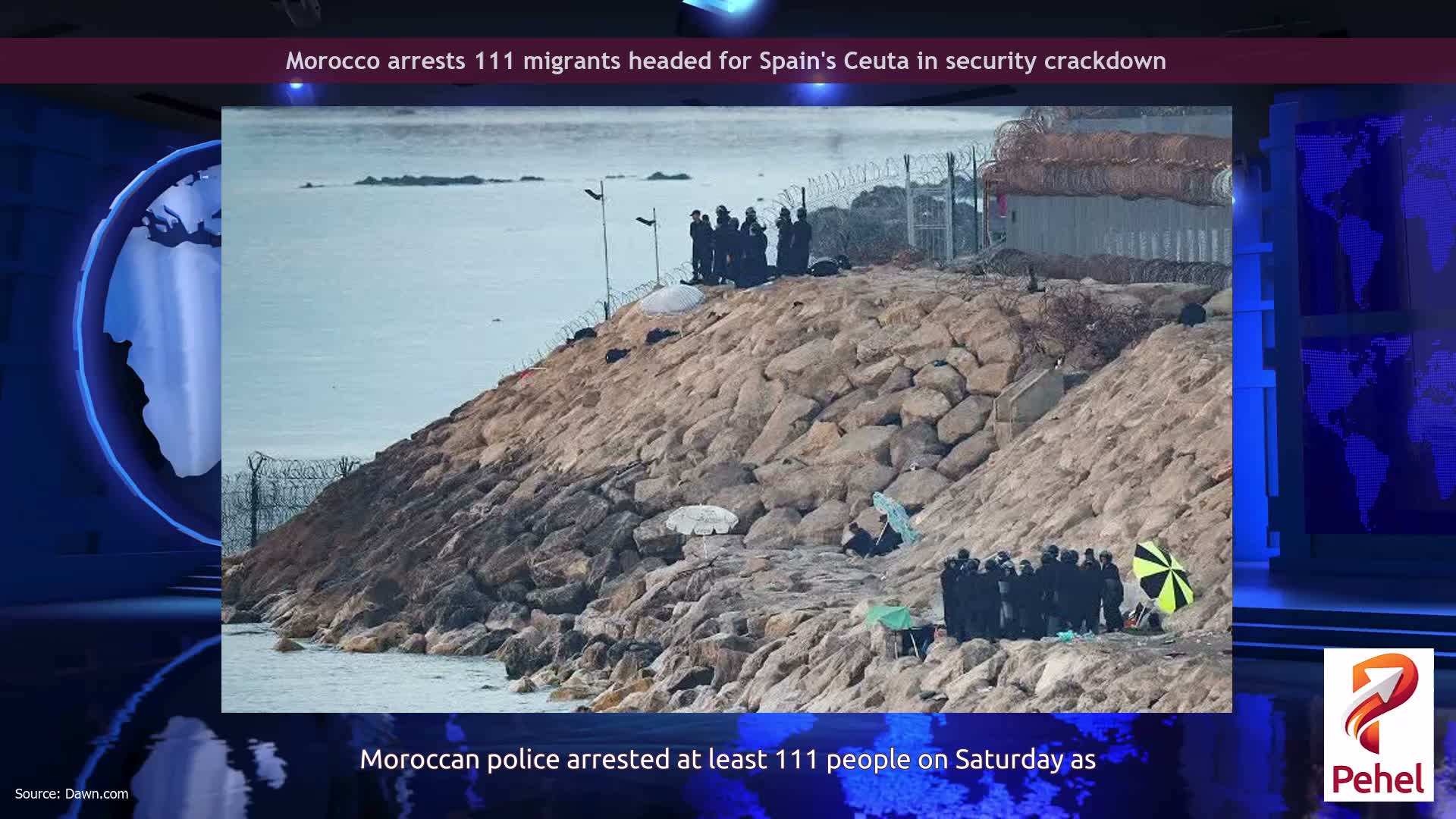 Morocco arrests 111 migrants headed for Spain's Ceuta in security crackdown