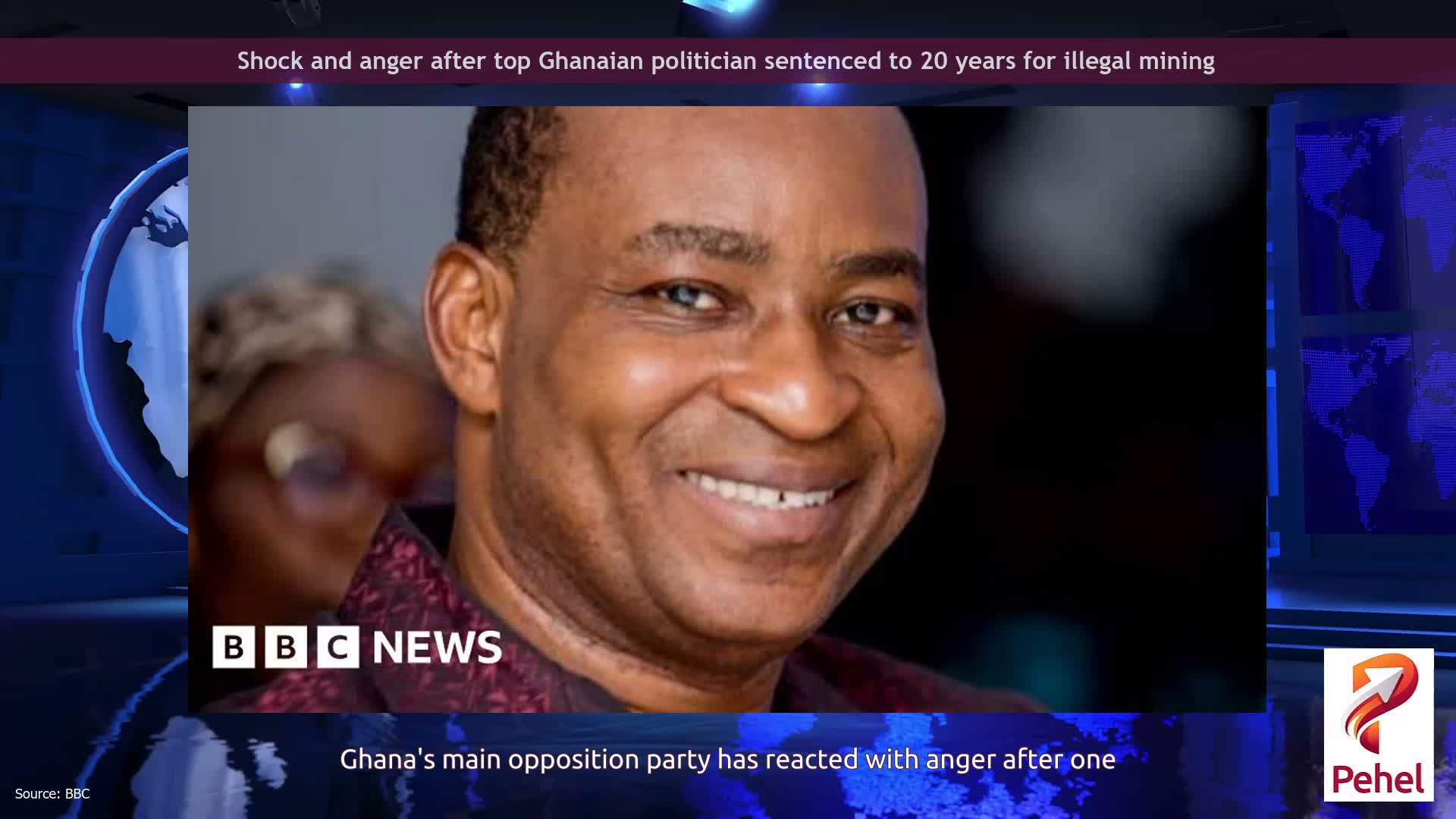 Shock and anger after top Ghanaian politician sentenced to 20 years for illegal mining