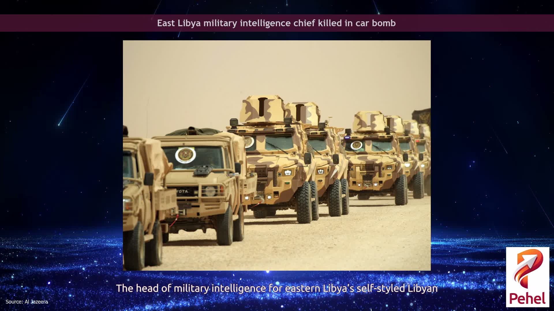 East Libya military intelligence chief killed in car bomb