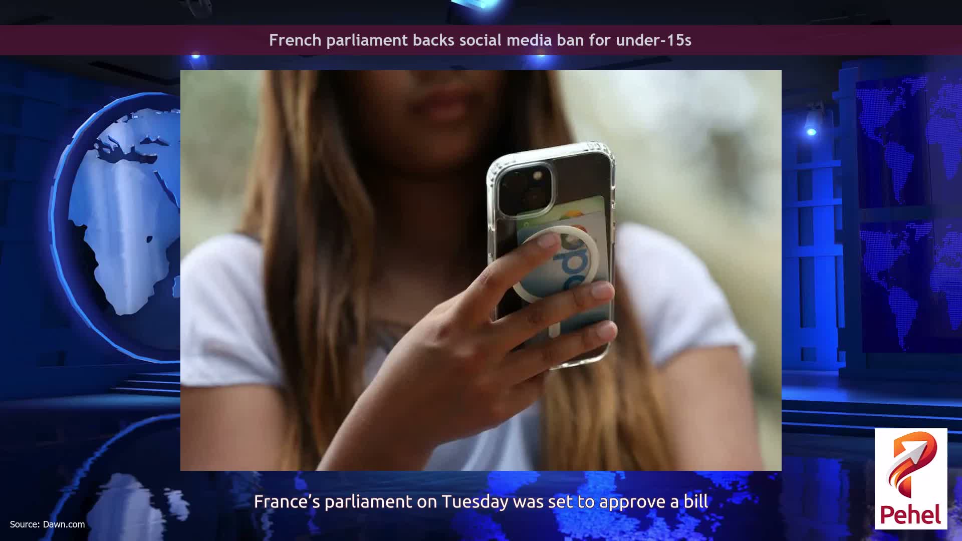 French parliament backs social media ban for under-15s