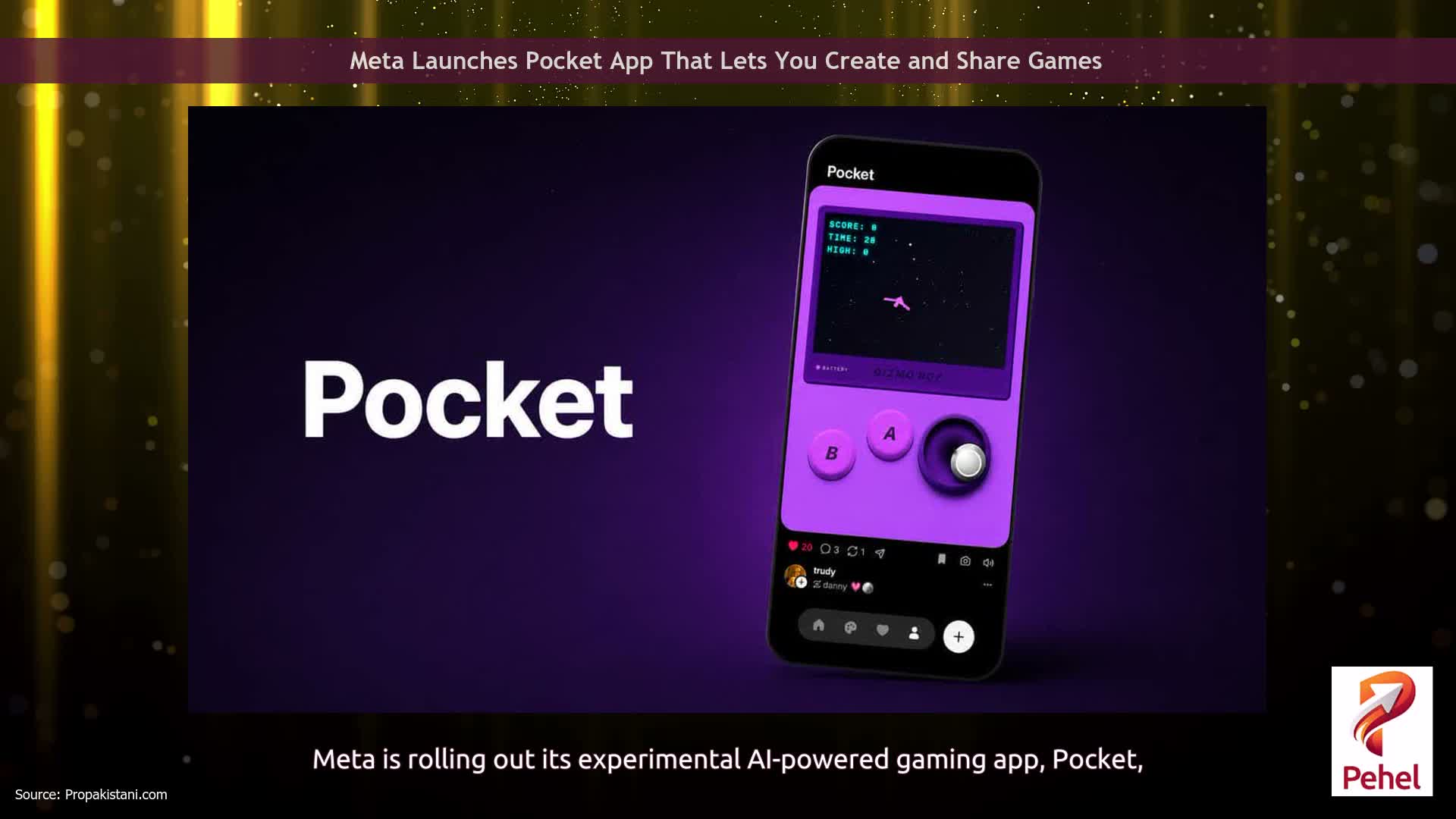 Meta Launches Pocket App That Lets You Create and Share Games