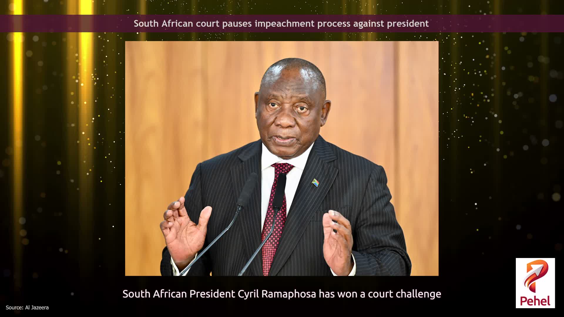 South African court pauses impeachment process against president