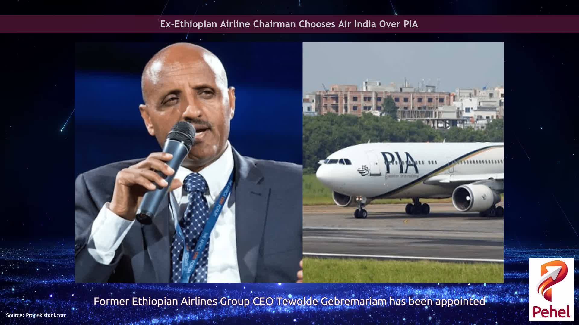 Ex-Ethiopian Airline Chairman Chooses Air India Over PIA