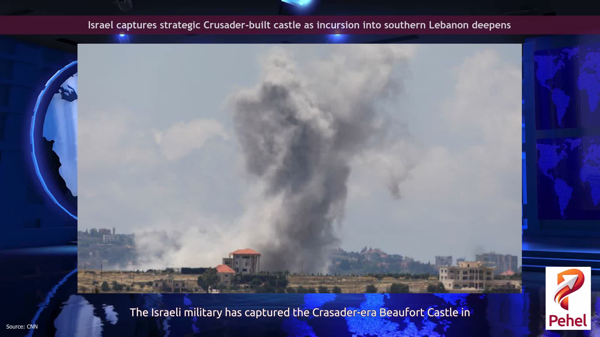Israel captures strategic Crusader-built castle as incursion into southern Lebanon deepens