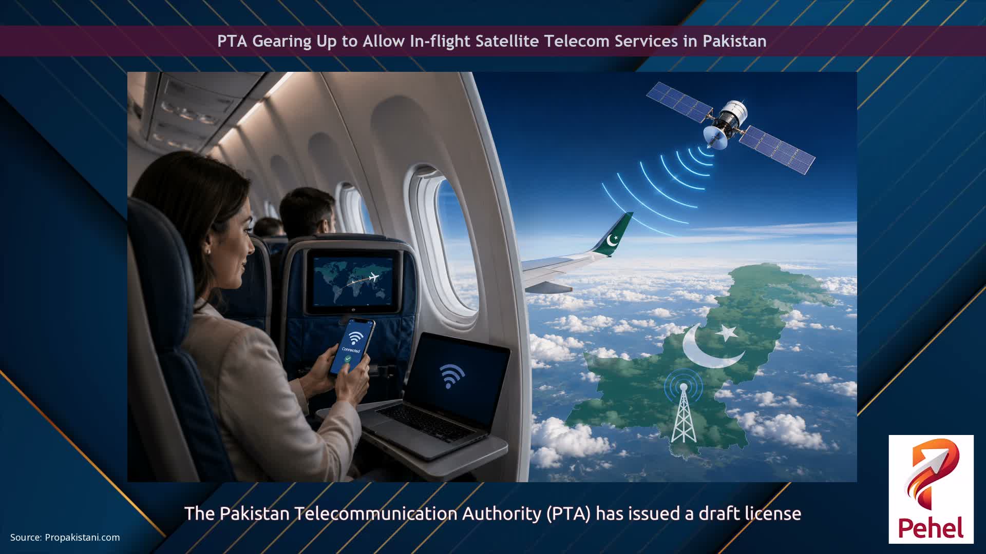 PTA Gearing Up to Allow In-flight Satellite Telecom Services in Pakistan
