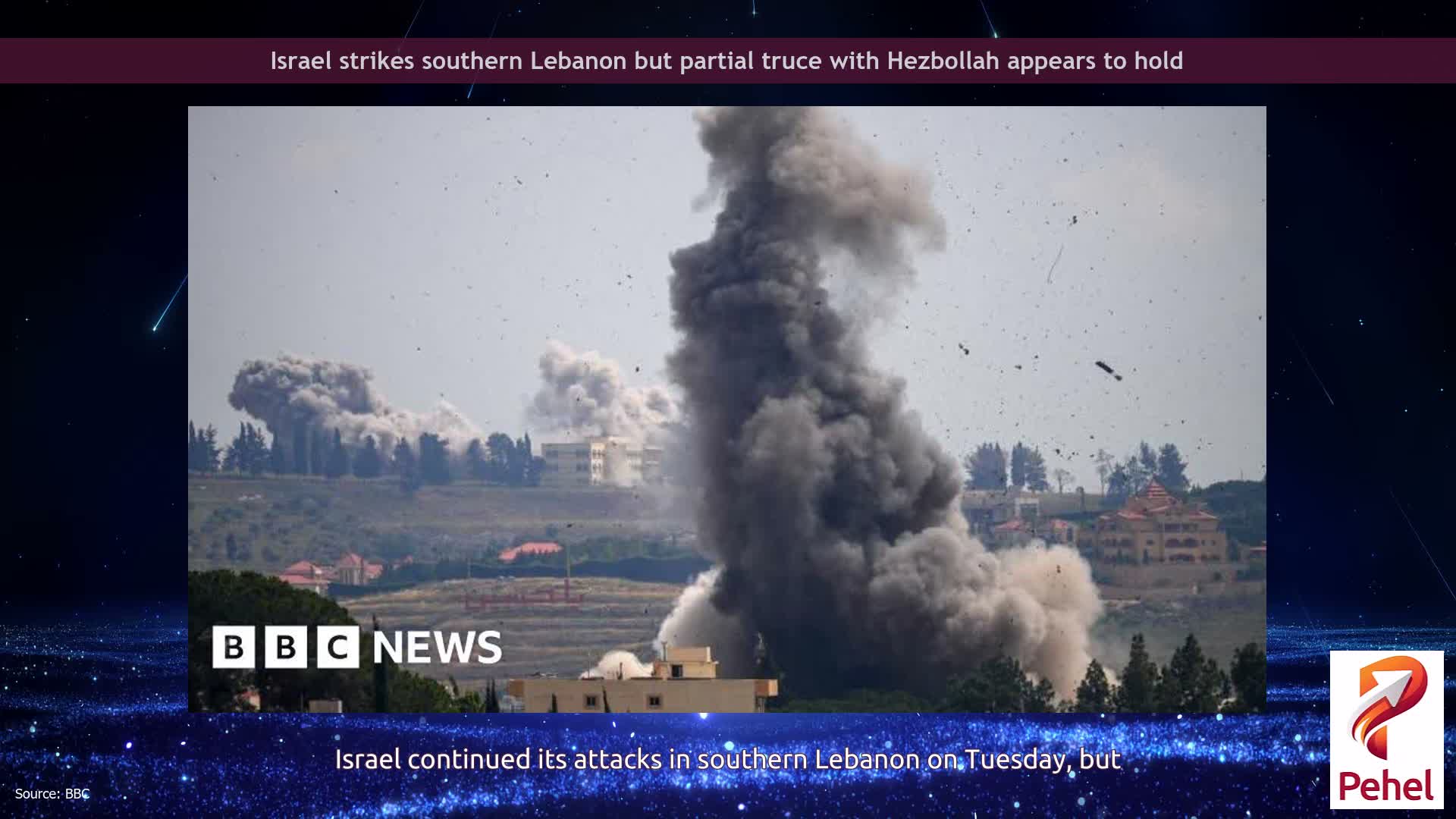Israel strikes southern Lebanon but partial truce with Hezbollah appears to hold