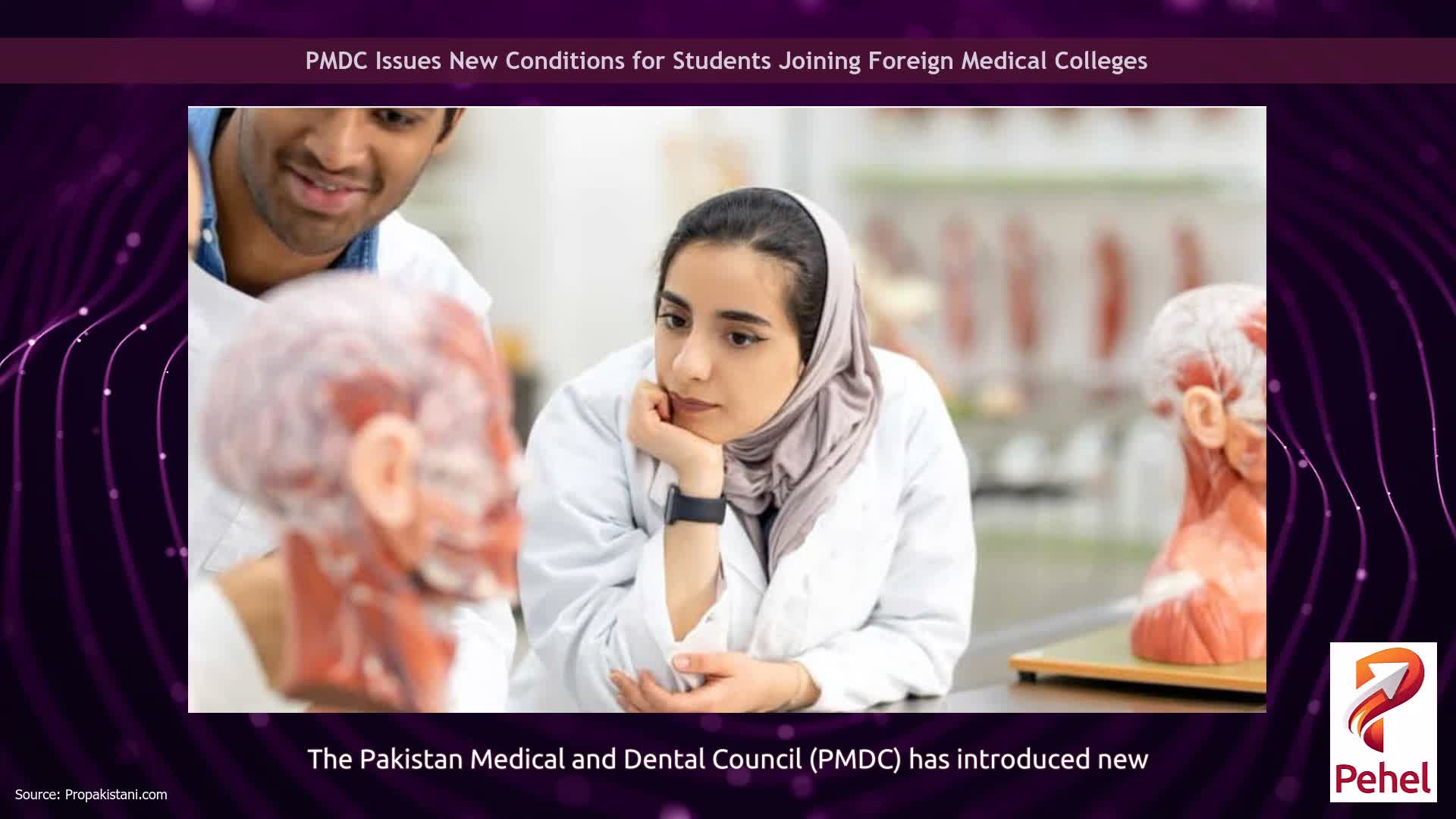 PMDC Issues New Conditions for Students Joining Foreign Medical Colleges