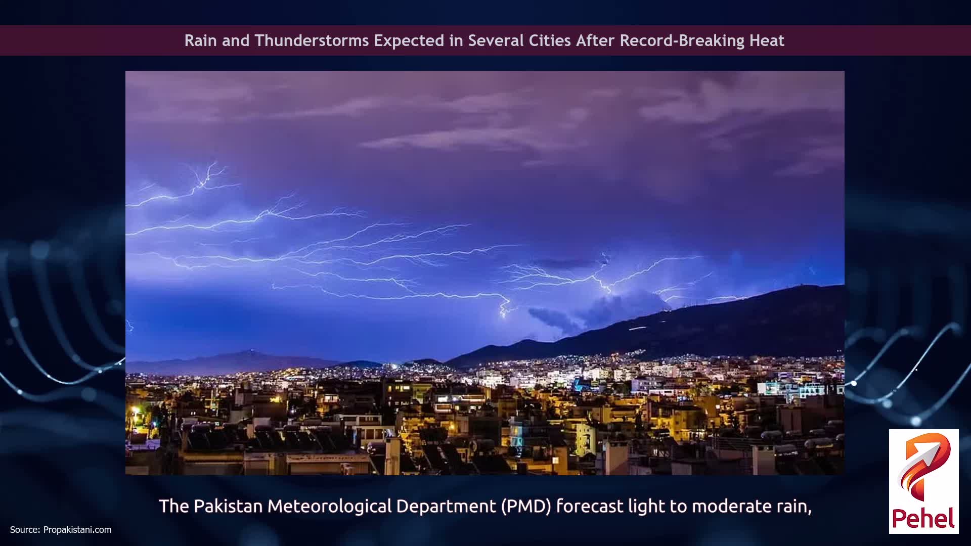 Rain and Thunderstorms Expected in Several Cities After Record-Breaking Heat