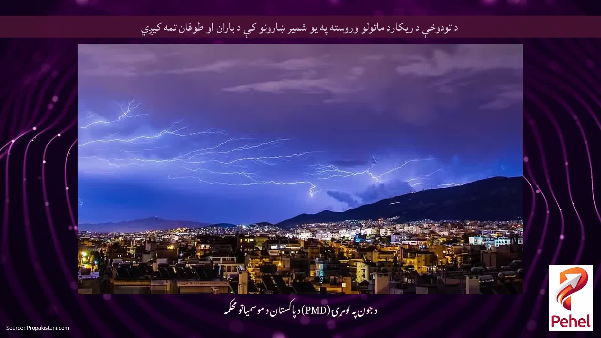 د تودوخې د ریکارډ ماتولو وروسته په یو شمیر ښارونو کې د باران او طوفان تمه کیږي