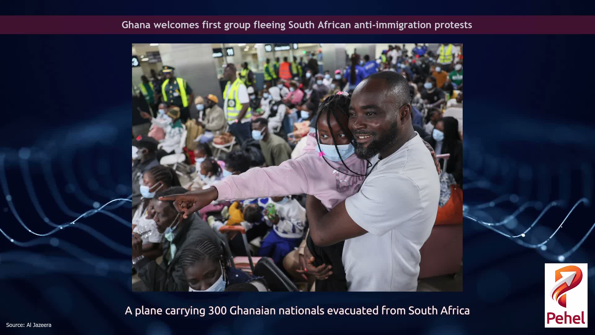 Ghana welcomes first group fleeing South African anti-immigration protests
