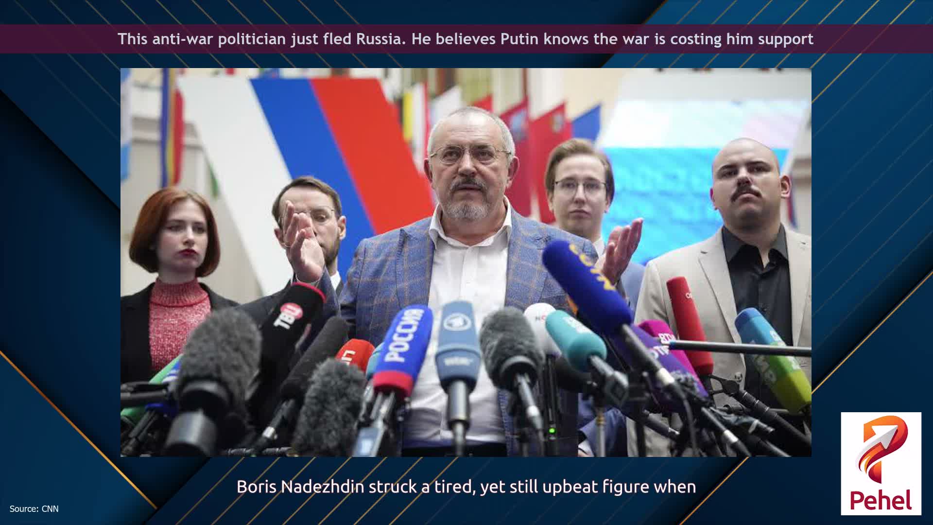 This anti-war politician just fled Russia. He believes Putin knows the war is costing him support