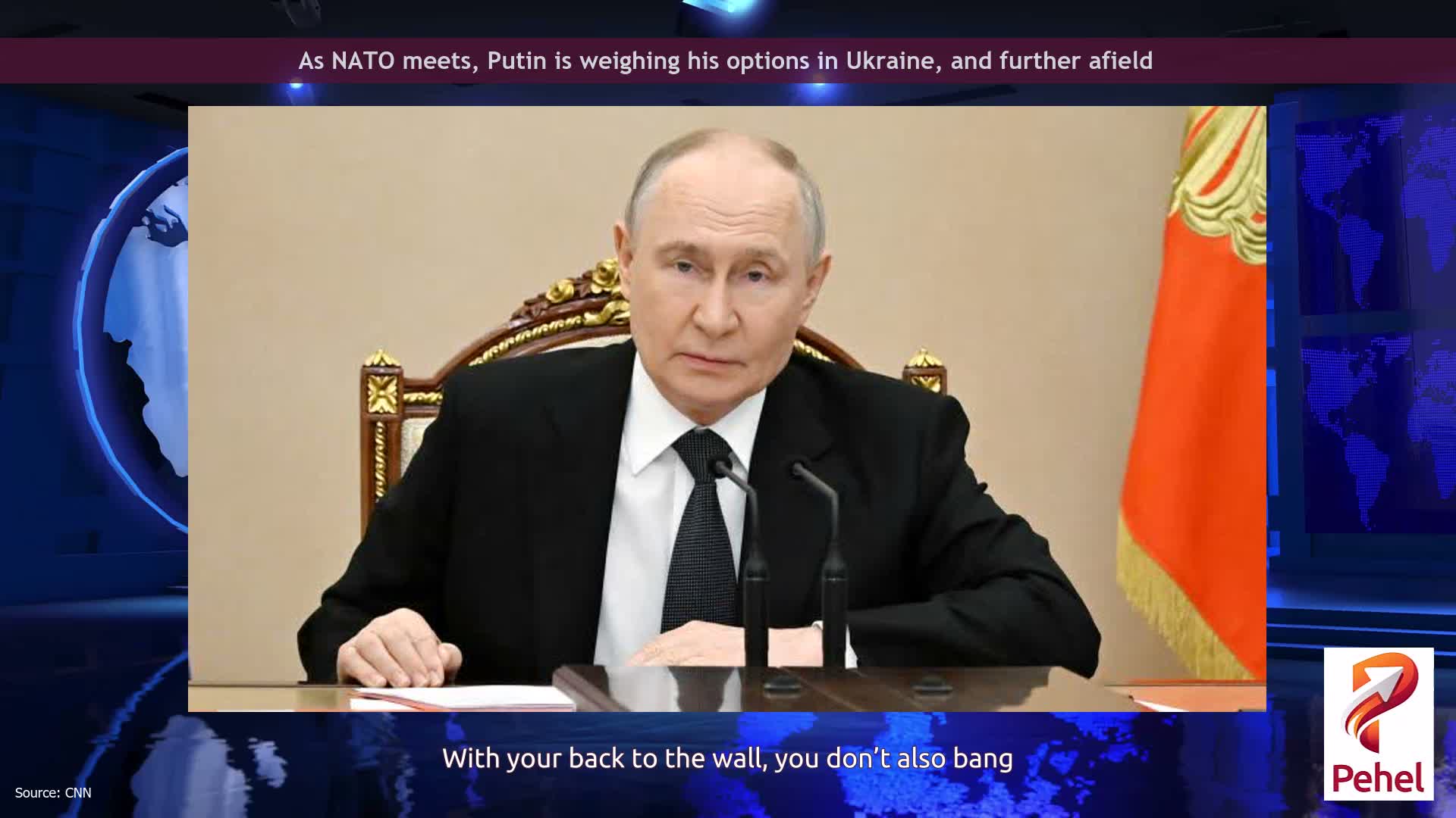 As NATO meets, Putin is weighing his options in Ukraine, and further afield