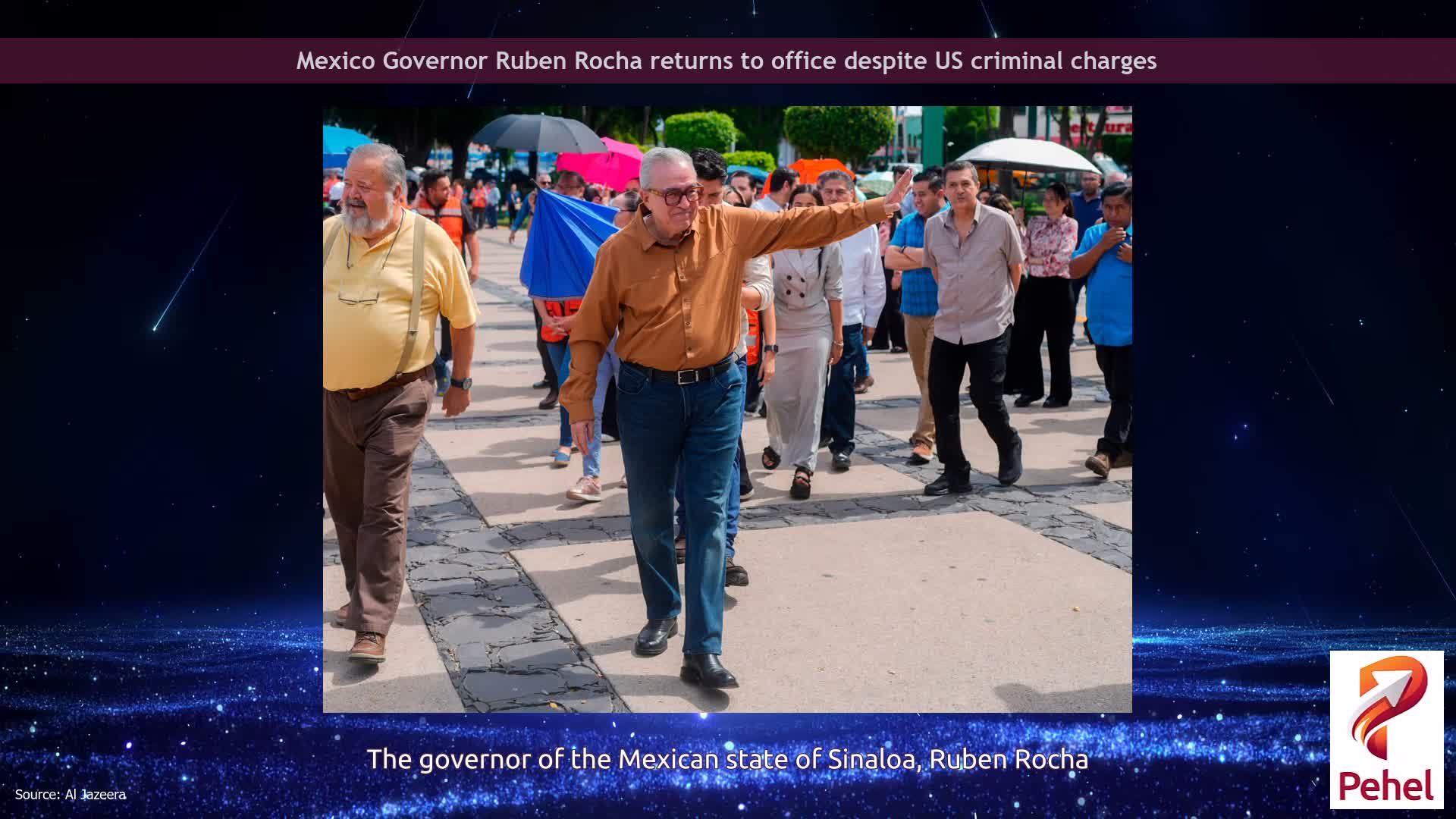 Mexico Governor Ruben Rocha returns to office despite US criminal charges
