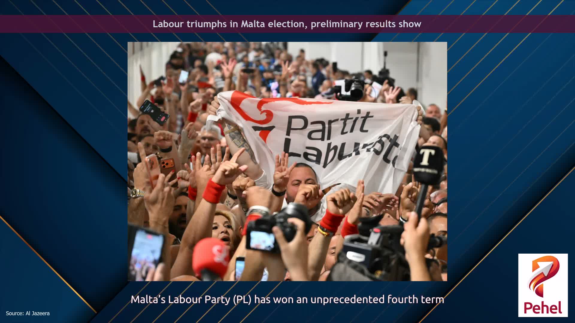 Labour triumphs in Malta election, preliminary results show