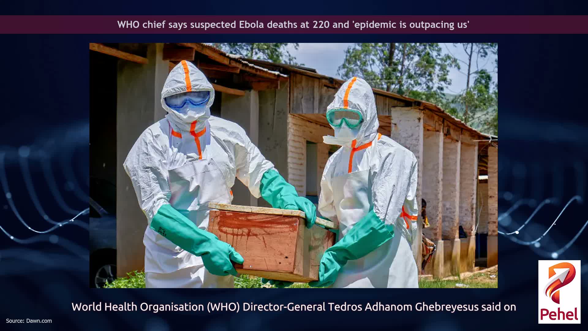 WHO chief says suspected Ebola deaths at 220 and 'epidemic is outpacing us'
