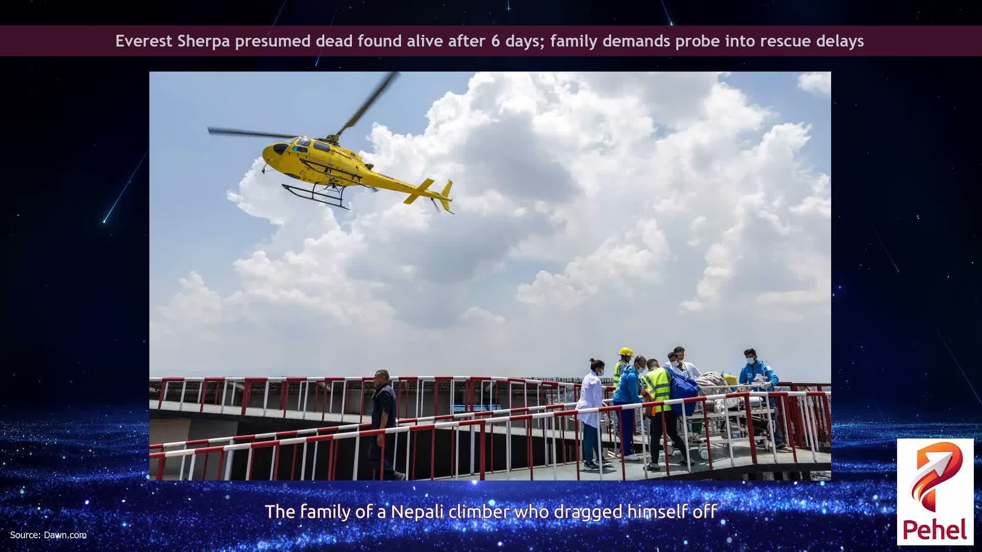 Everest Sherpa presumed dead found alive after 6 days; family demands probe into rescue delays