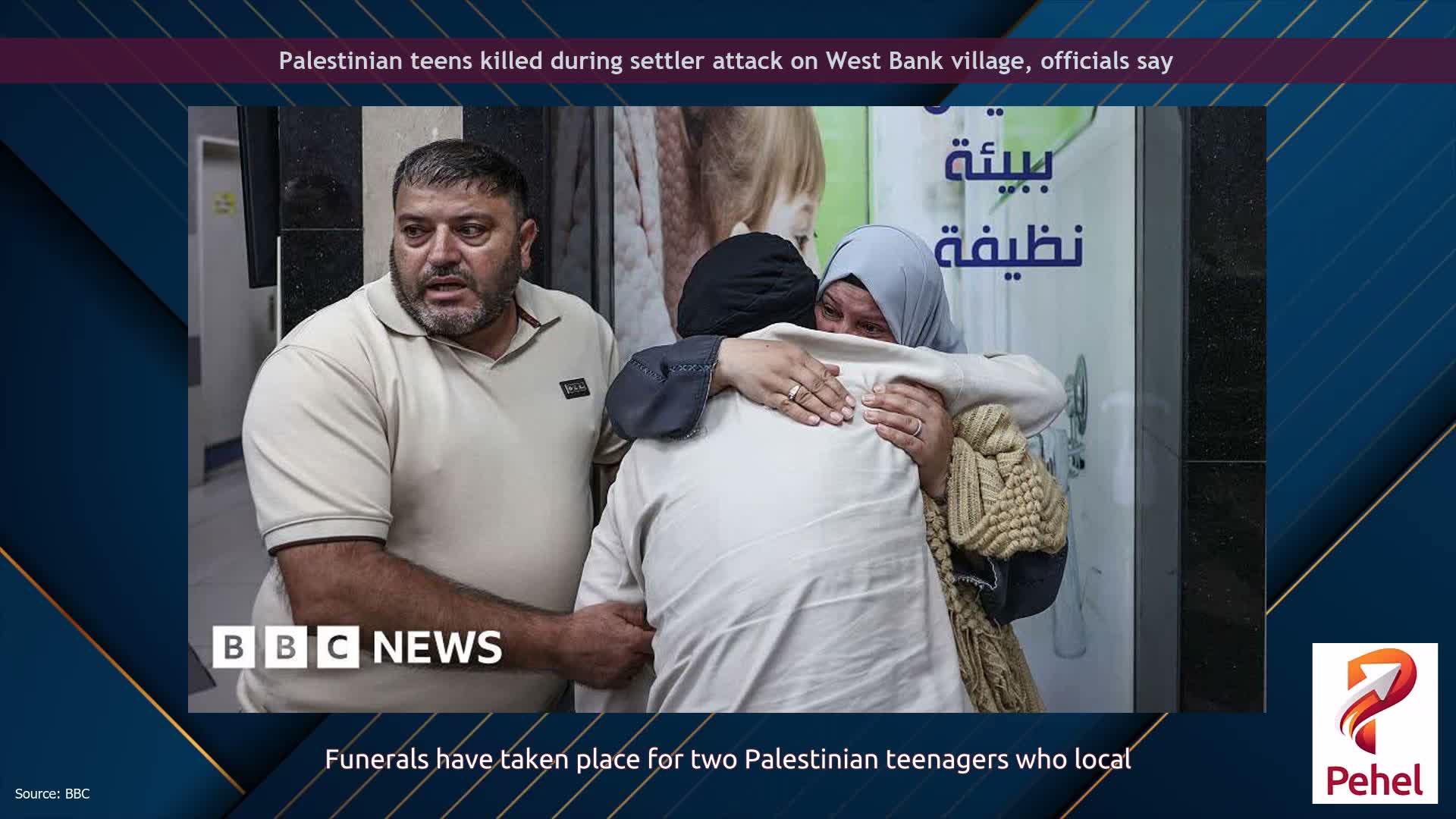 Palestinian teens killed during settler attack on West Bank village, officials say