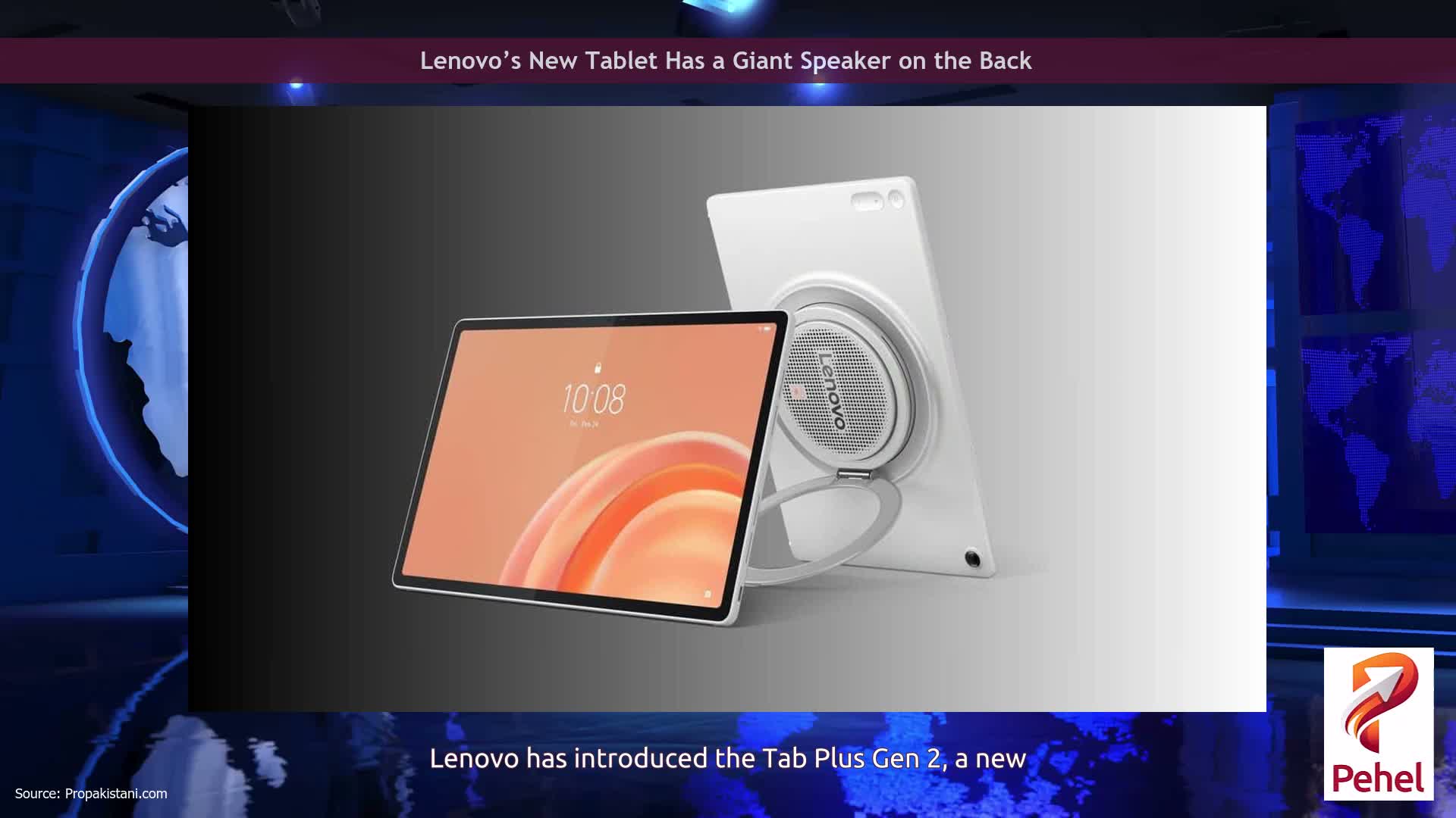Lenovo’s New Tablet Has a Giant Speaker on the Back
