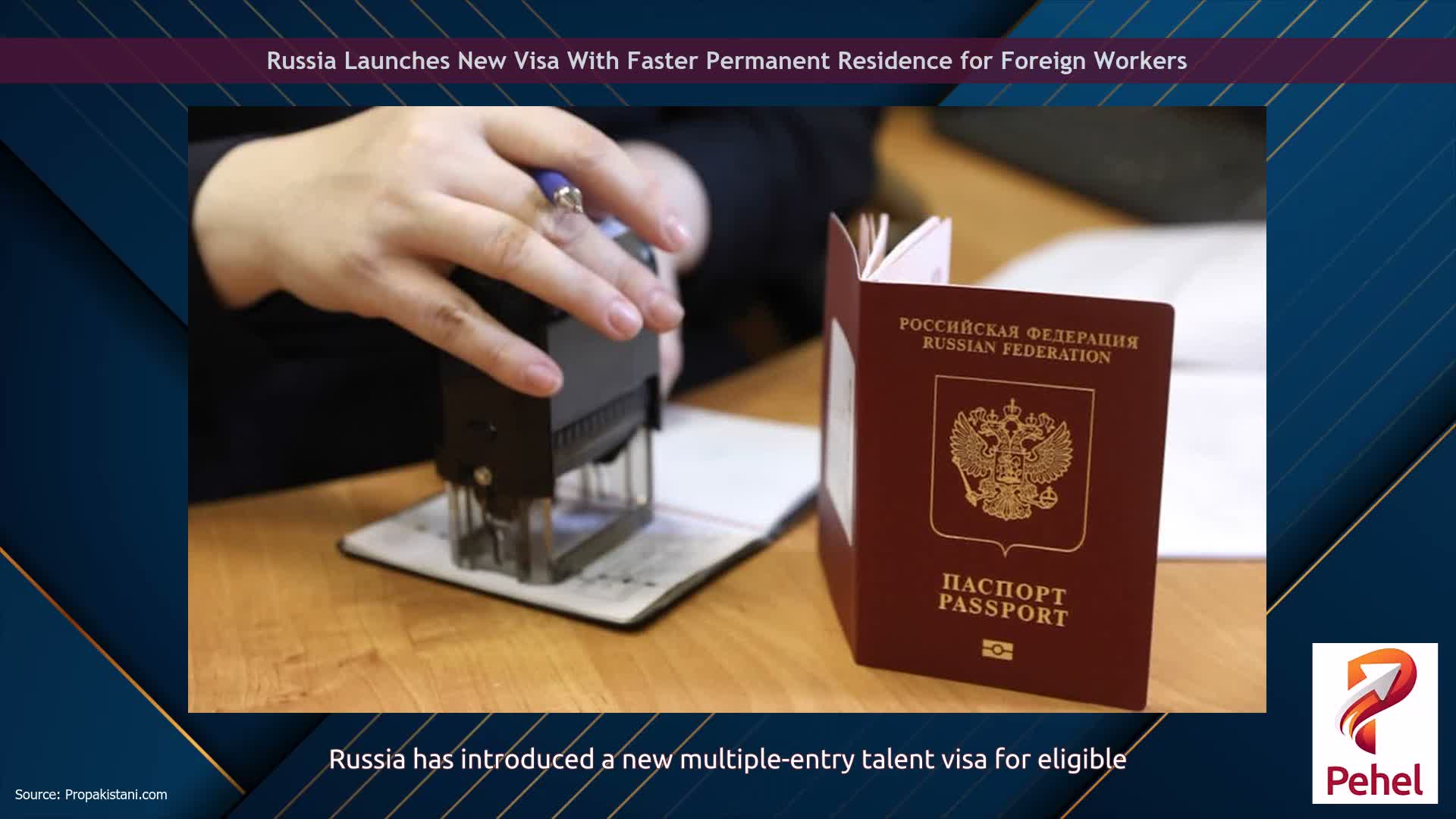 Russia Launches New Visa With Faster Permanent Residence for Foreign Workers