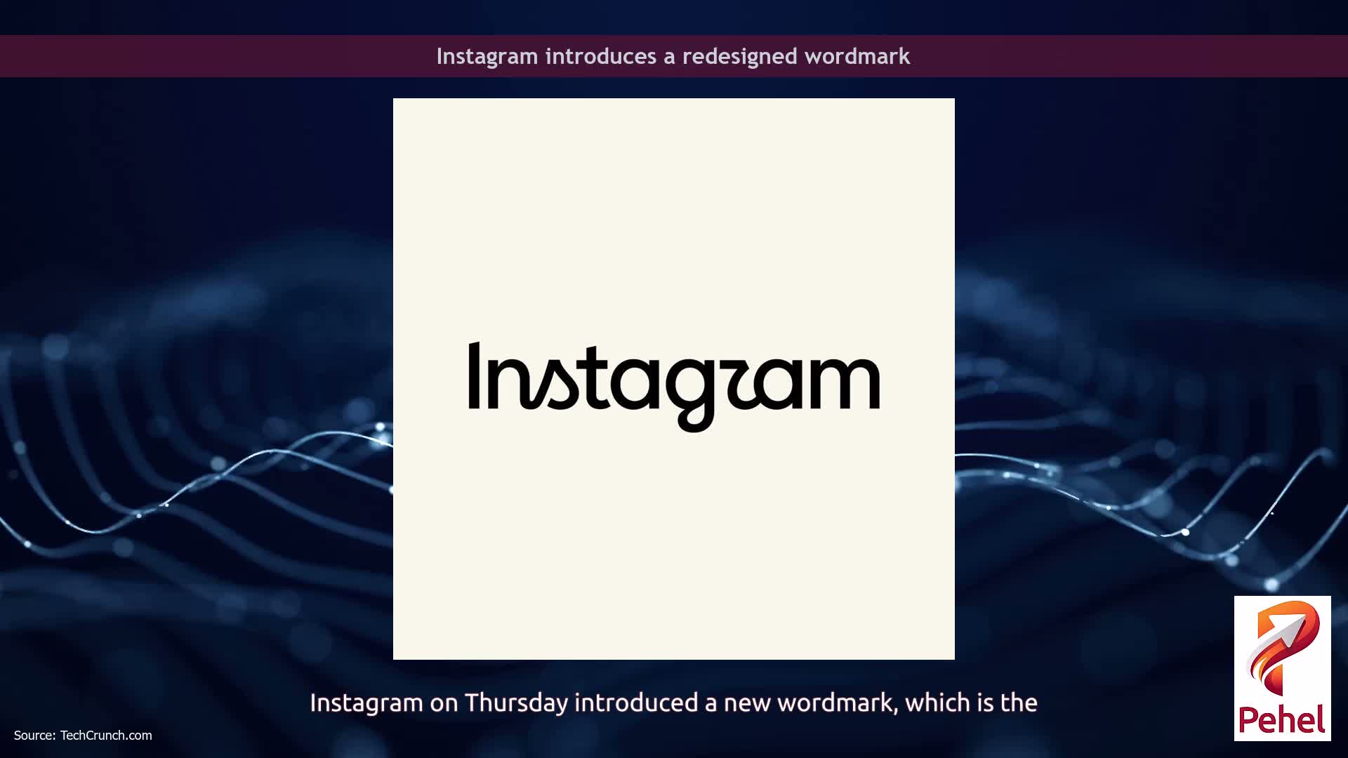 Instagram introduces a redesigned wordmark
