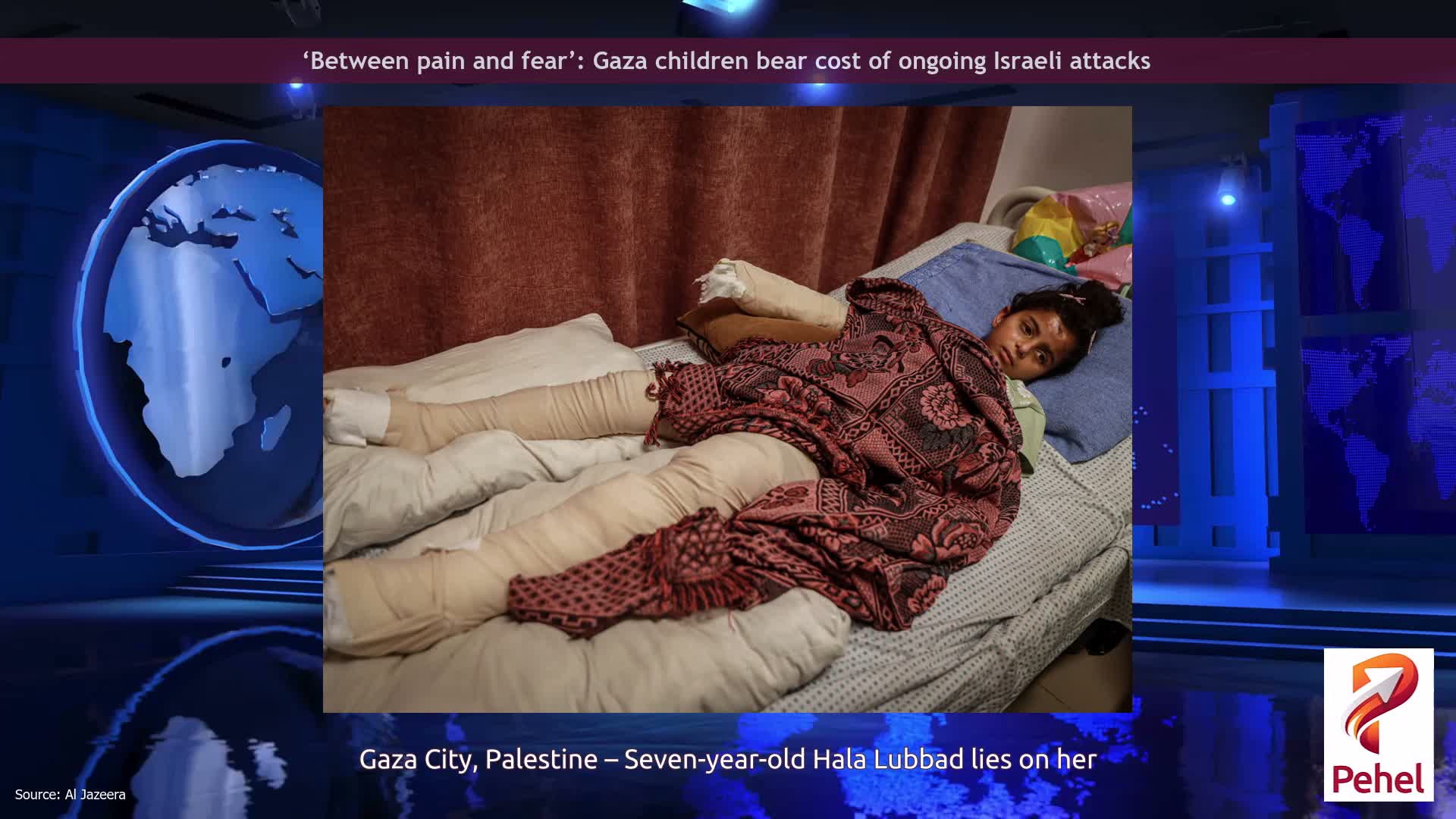 ‘Between pain and fear’: Gaza children bear cost of ongoing Israeli attacks