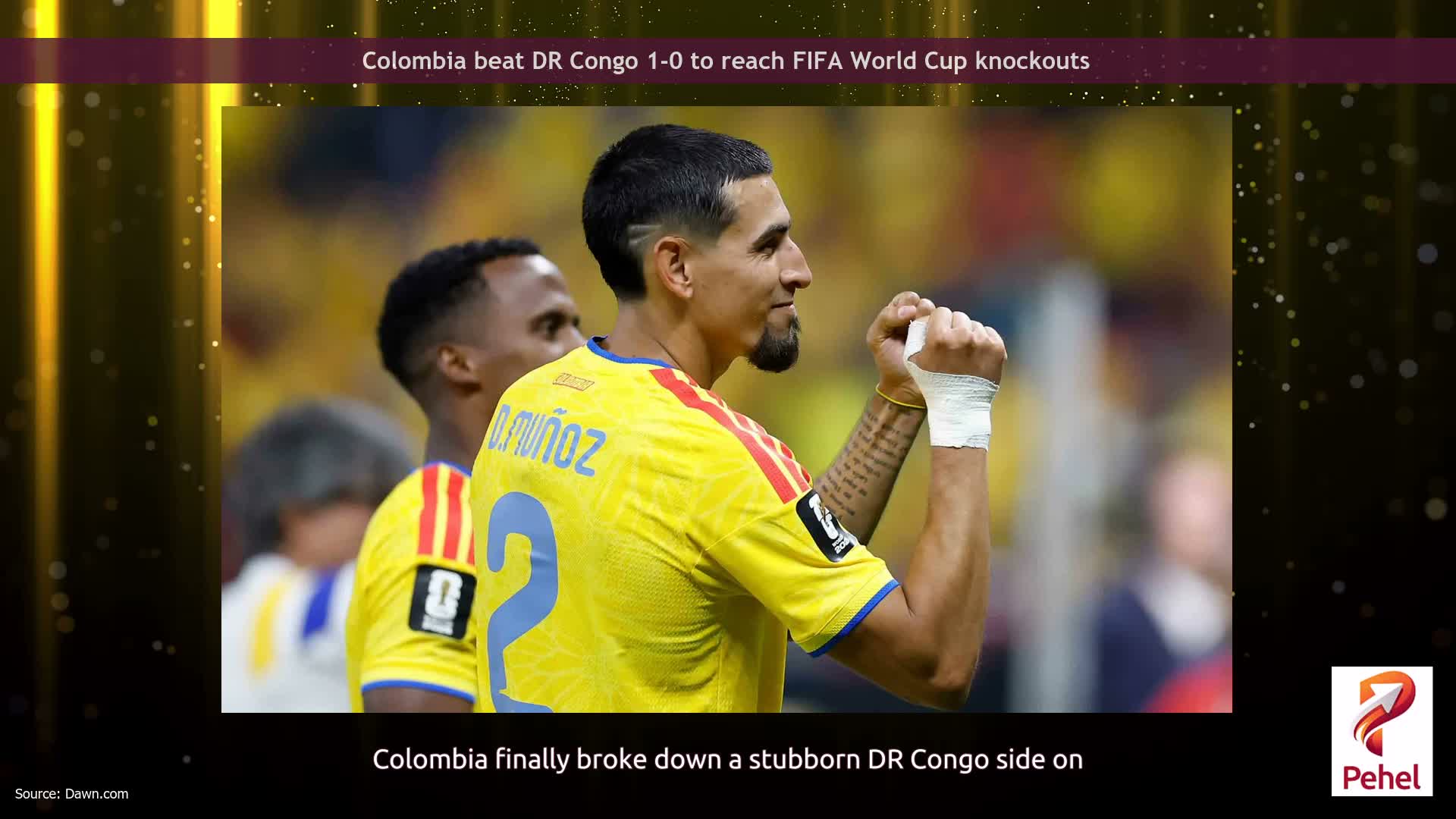 Colombia beat DR Congo 1-0 to reach FIFA World Cup knockouts